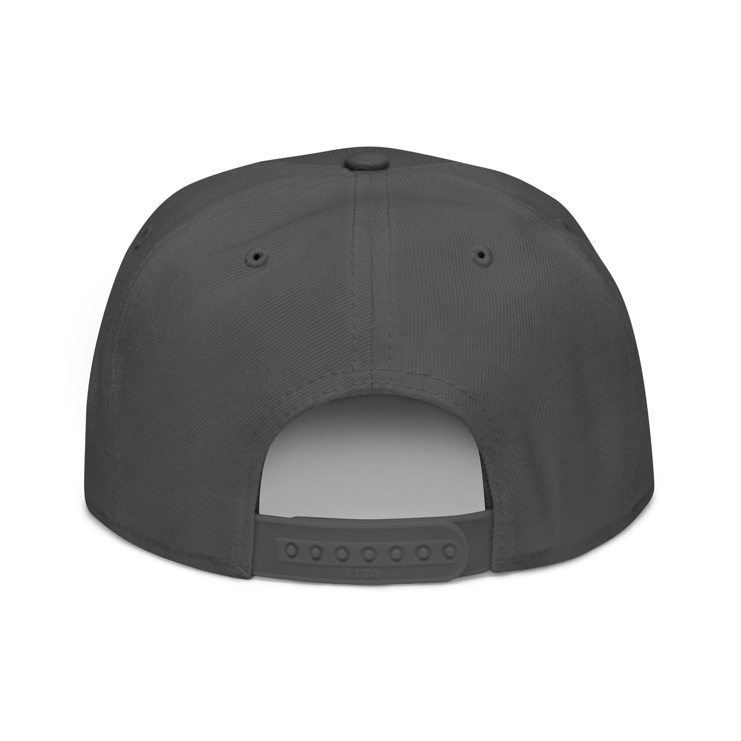 "Wicked Way" Silver & Black Deady Bear Head Logo Snapback