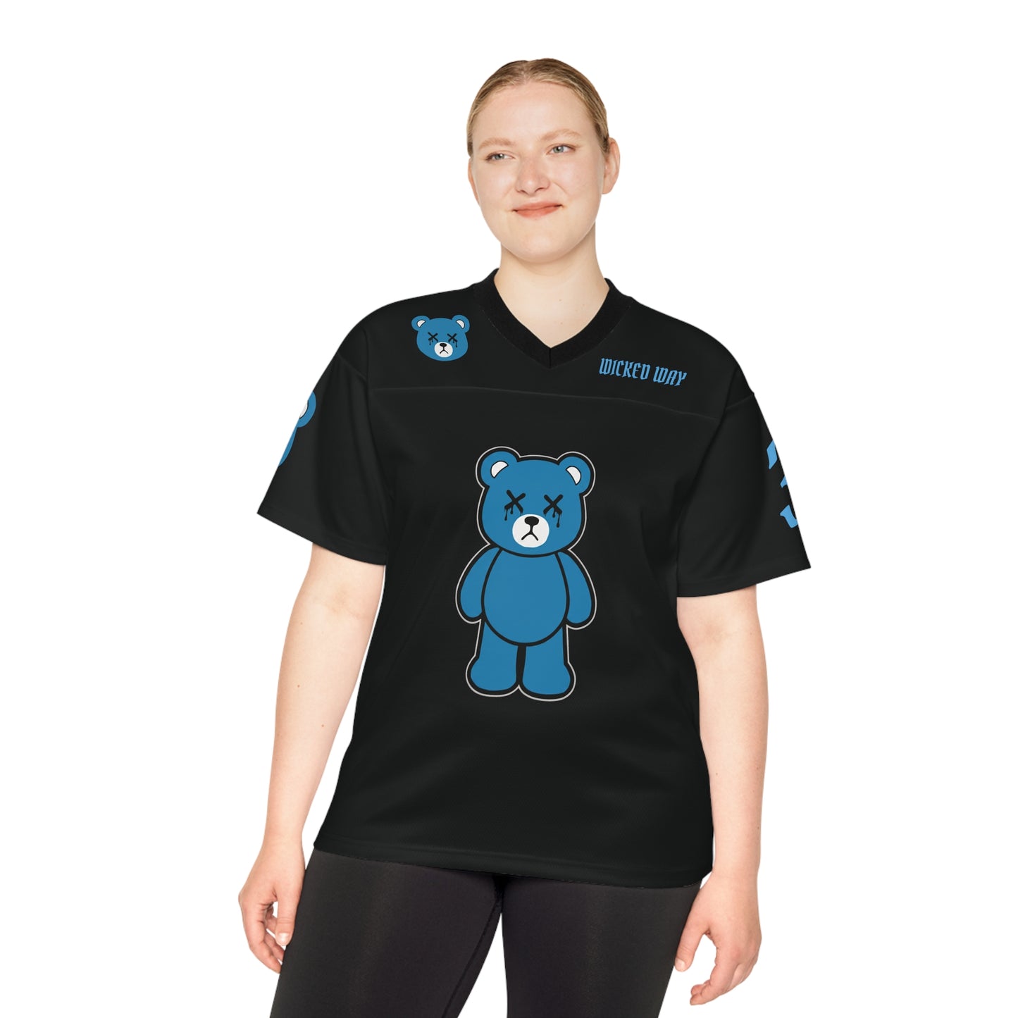 "Wicked Way" #30 Hubbard Deady Bears Football Jersey