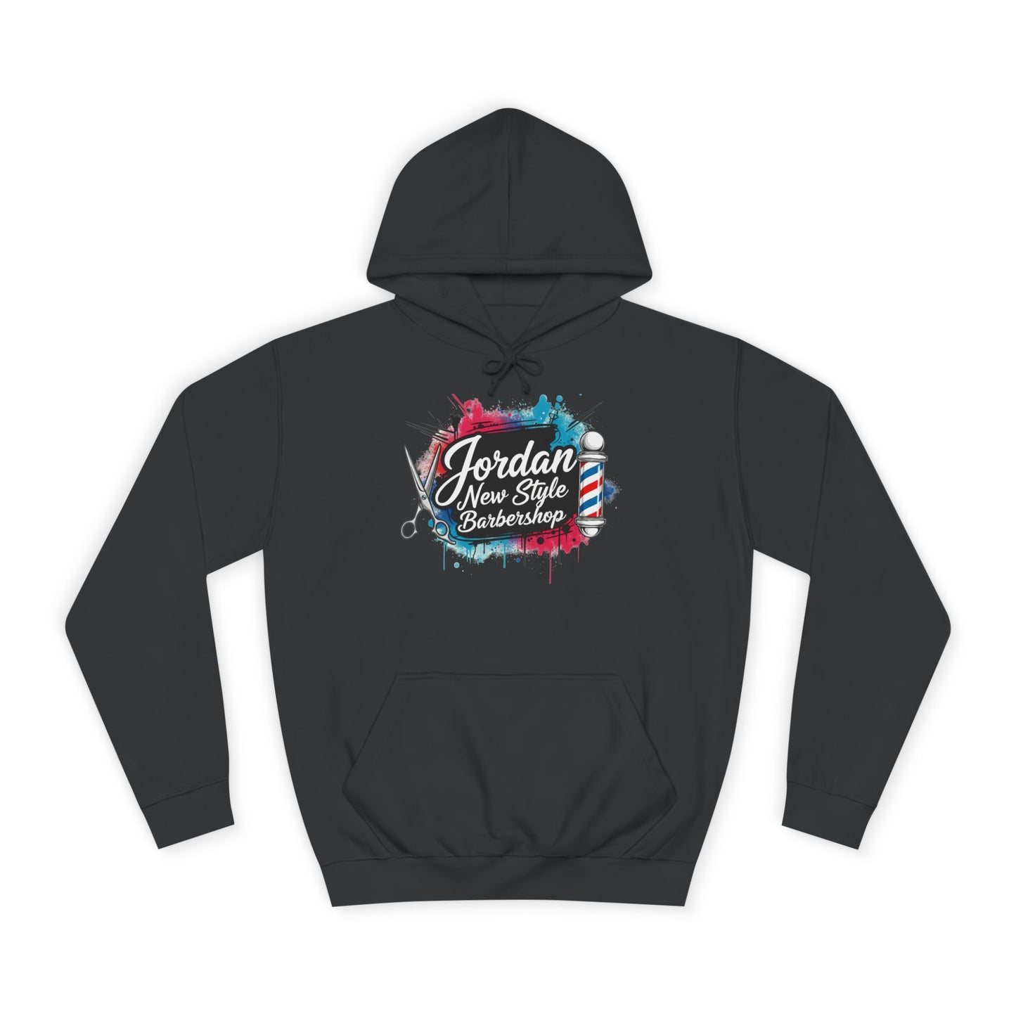 Jordan New Style Barbershop Alternative Logo V2 College Hoodie
