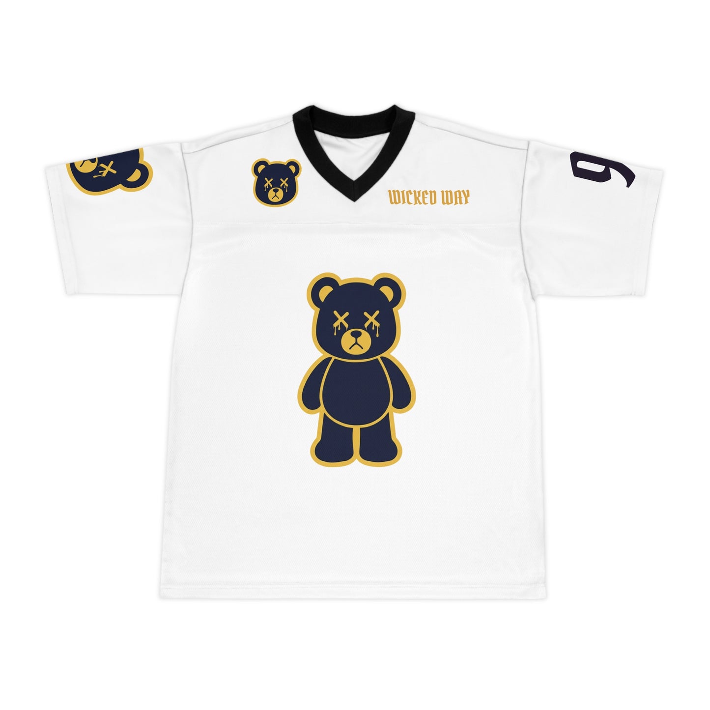 "Wicked Way" #91 Turner Deady Bears Football Jersey