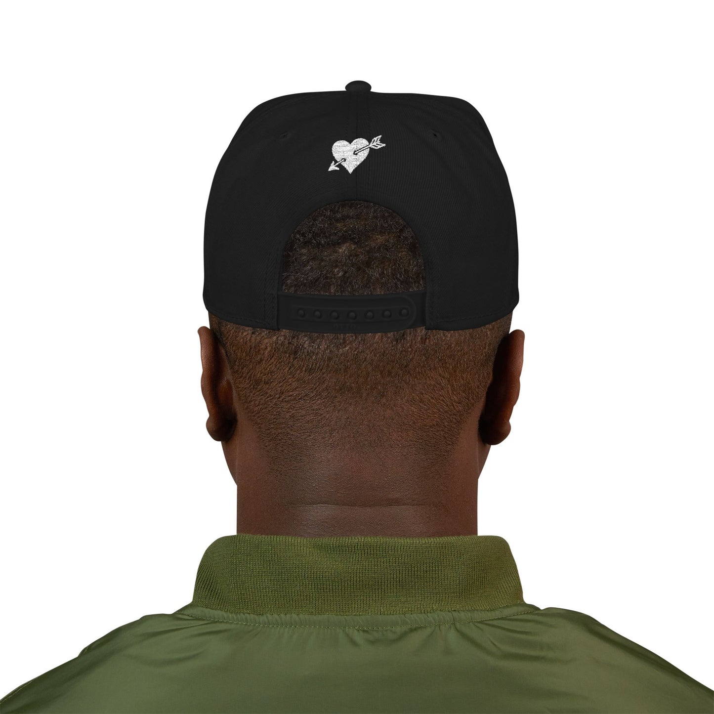 Limited Edition Black & White "Baddie Street" #20 Arrow Heart Alt. Snapback