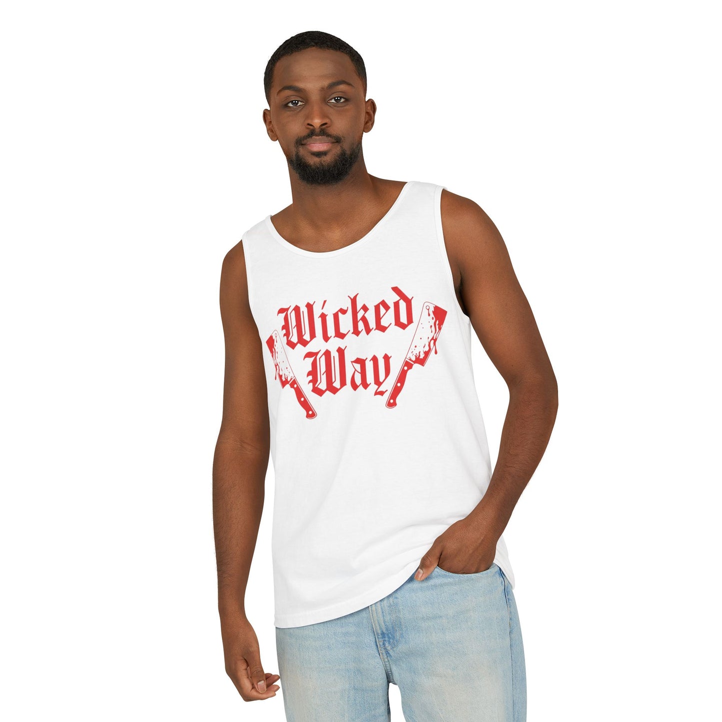 Double Butcher Knives "Wicked Way" Tank Top