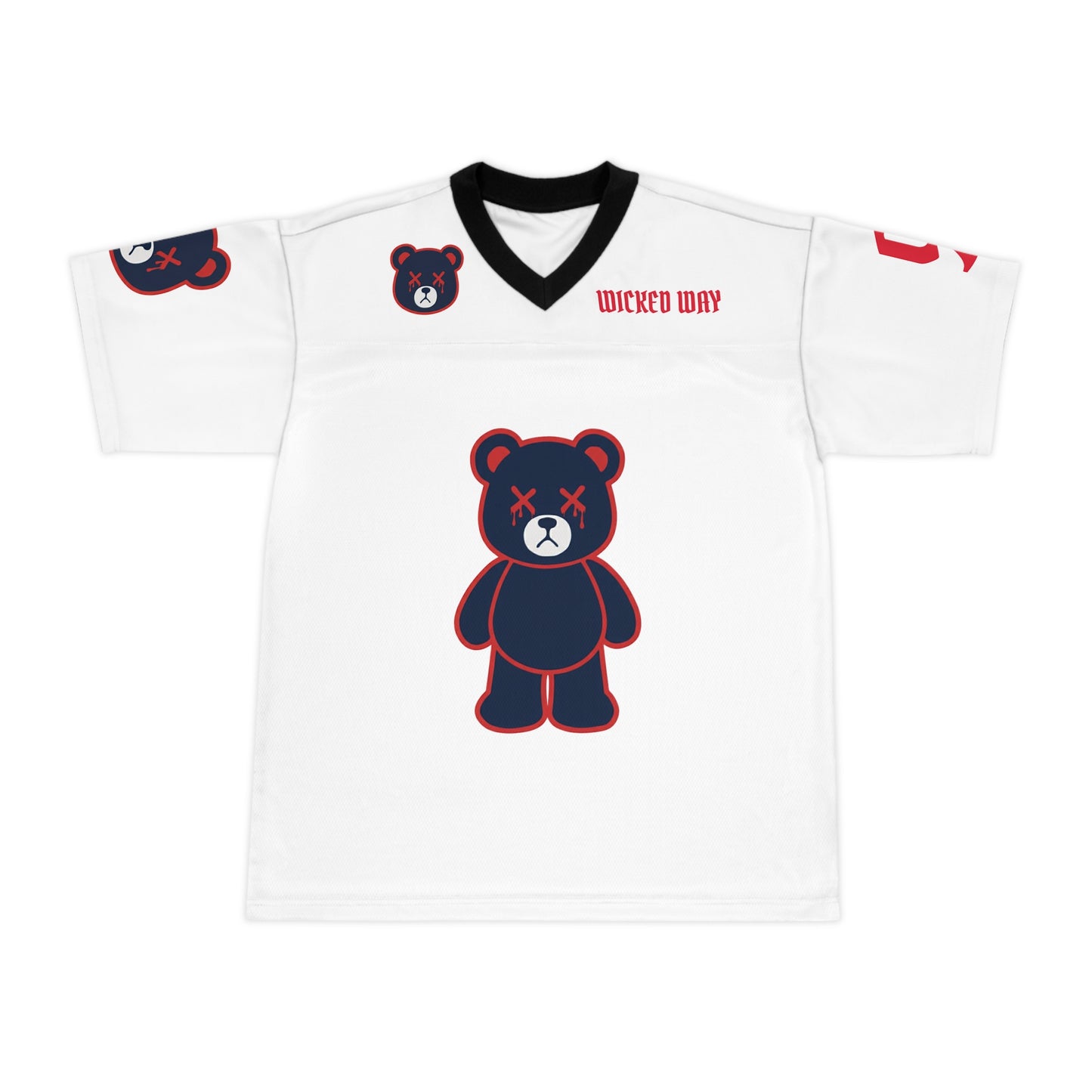 "Wicked Way" #9 Boutte Deady Bears Football Jersey