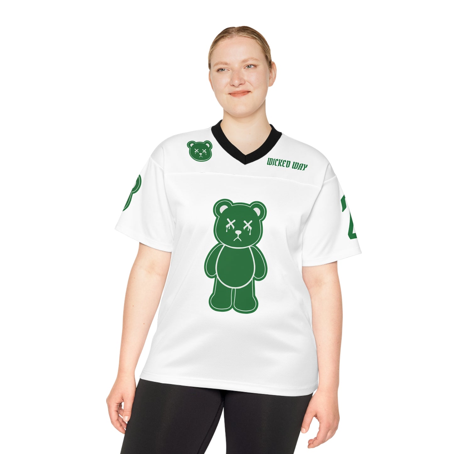 "Wicked Way" #20 Hall Deady Bears Football Jersey
