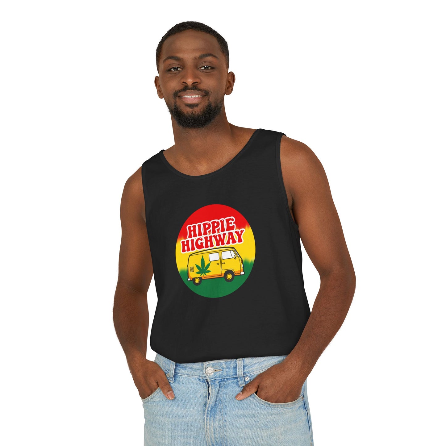 "Hippie Highway" Rasta Vibes Tank Top