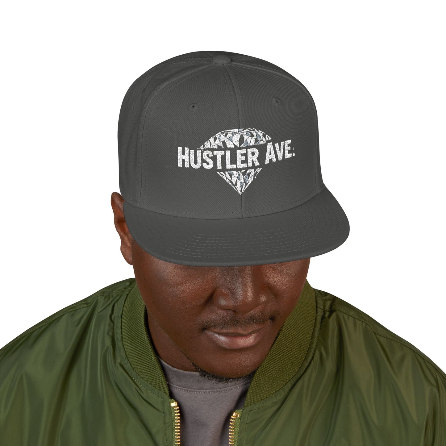 Base "Hustler Ave" Diamond Status Alt. Snapback (Multi Color Options)