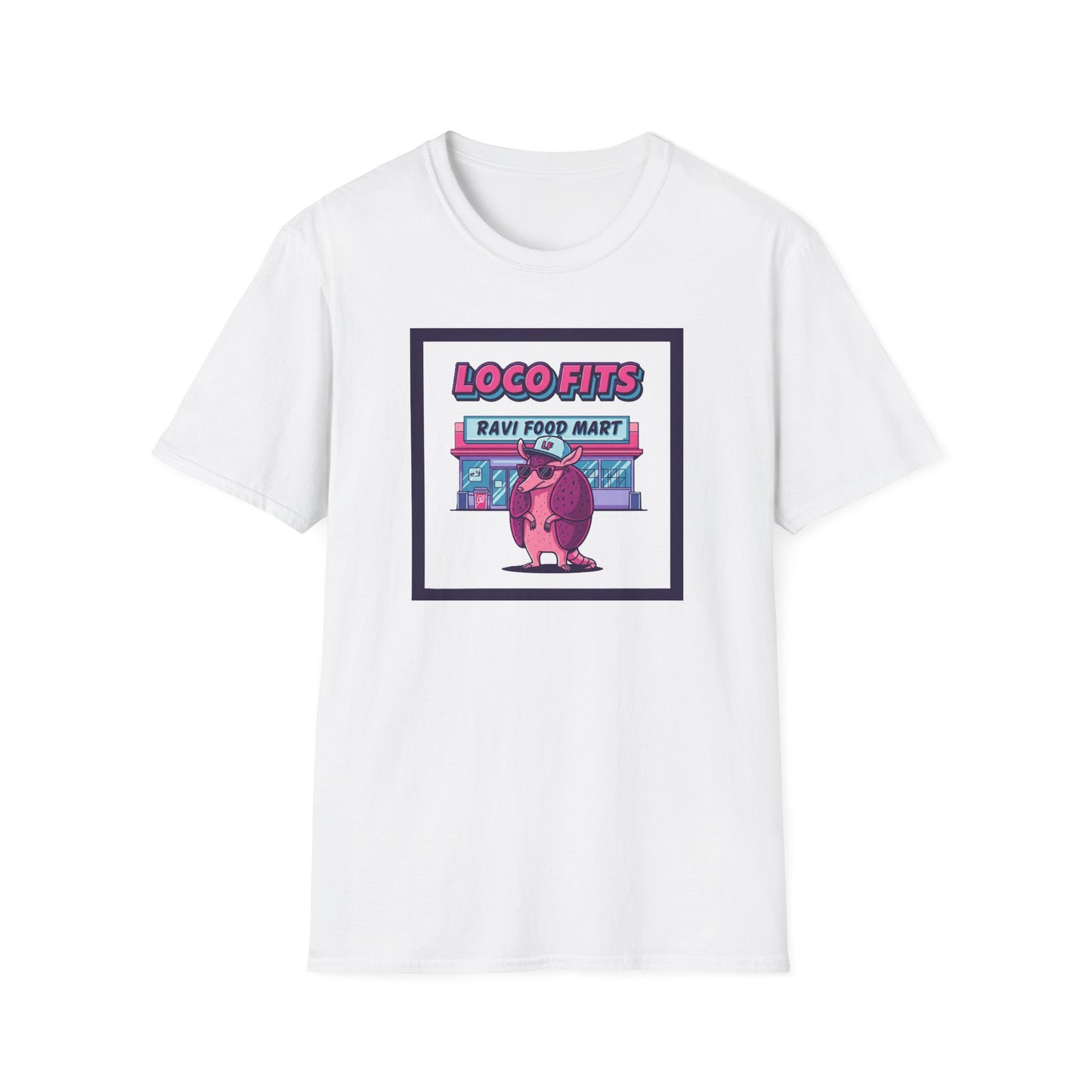 Loco Fits Ravi Food Mart Armadillo Graphic Tshirt