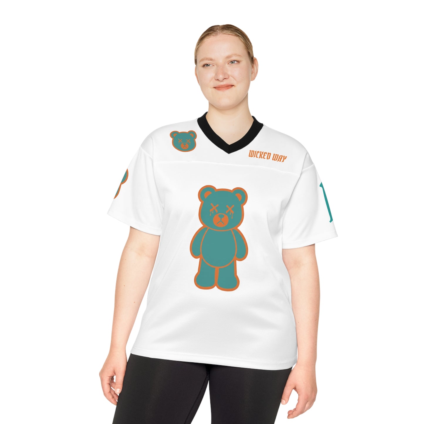 "Wicked Way" #10 Hill Deady Bears Football Jersey