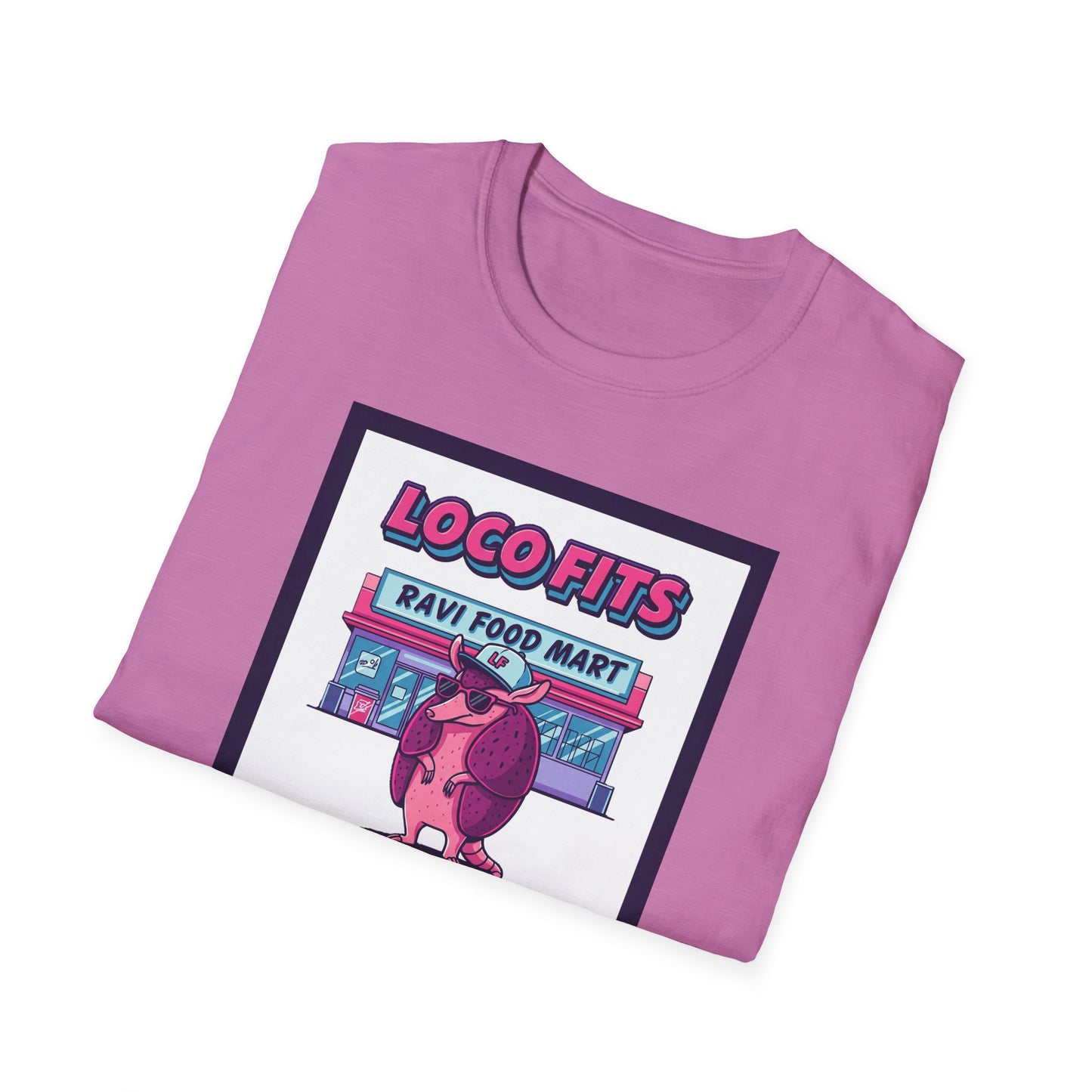 Loco Fits Ravi Food Mart Armadillo Graphic Tshirt