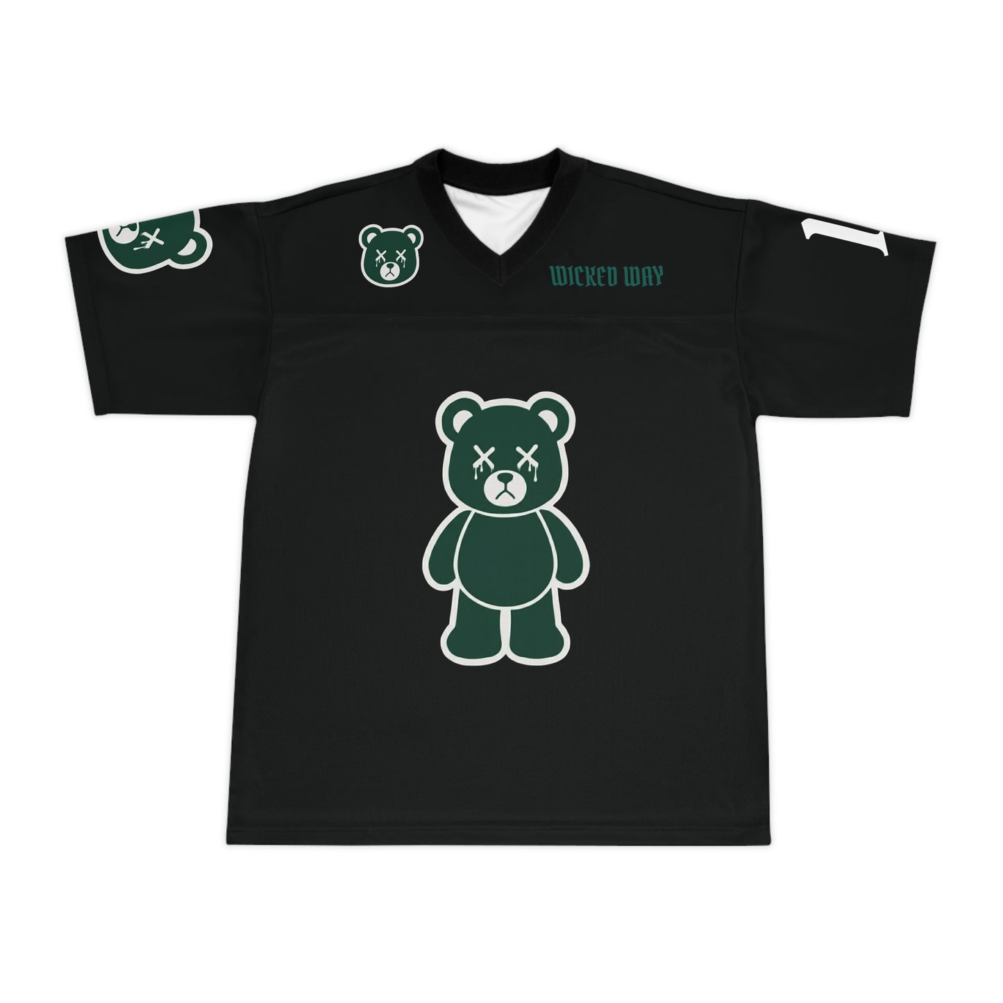 "Wicked Way" #11 Brown Deady Bears Football Jersey