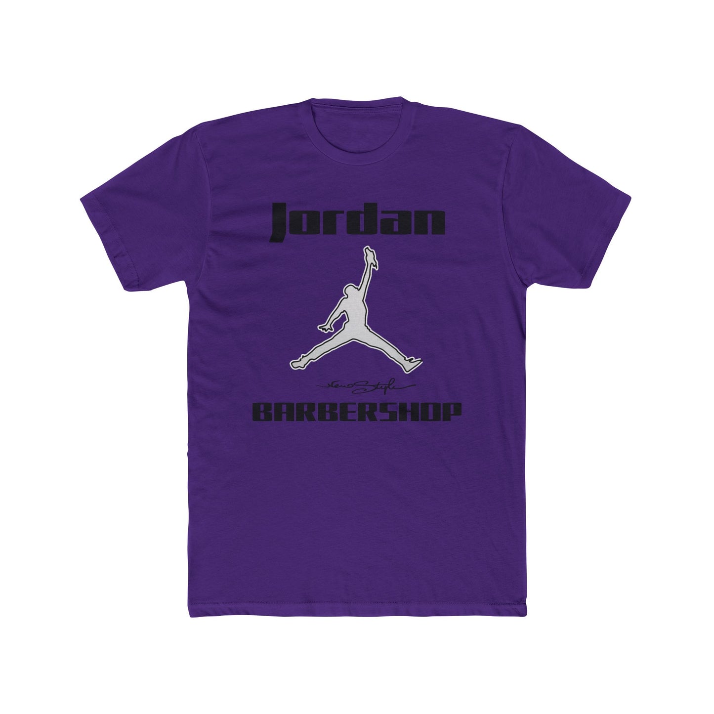 Jordan New Style Barbershop Cotton Crew T-Shirt