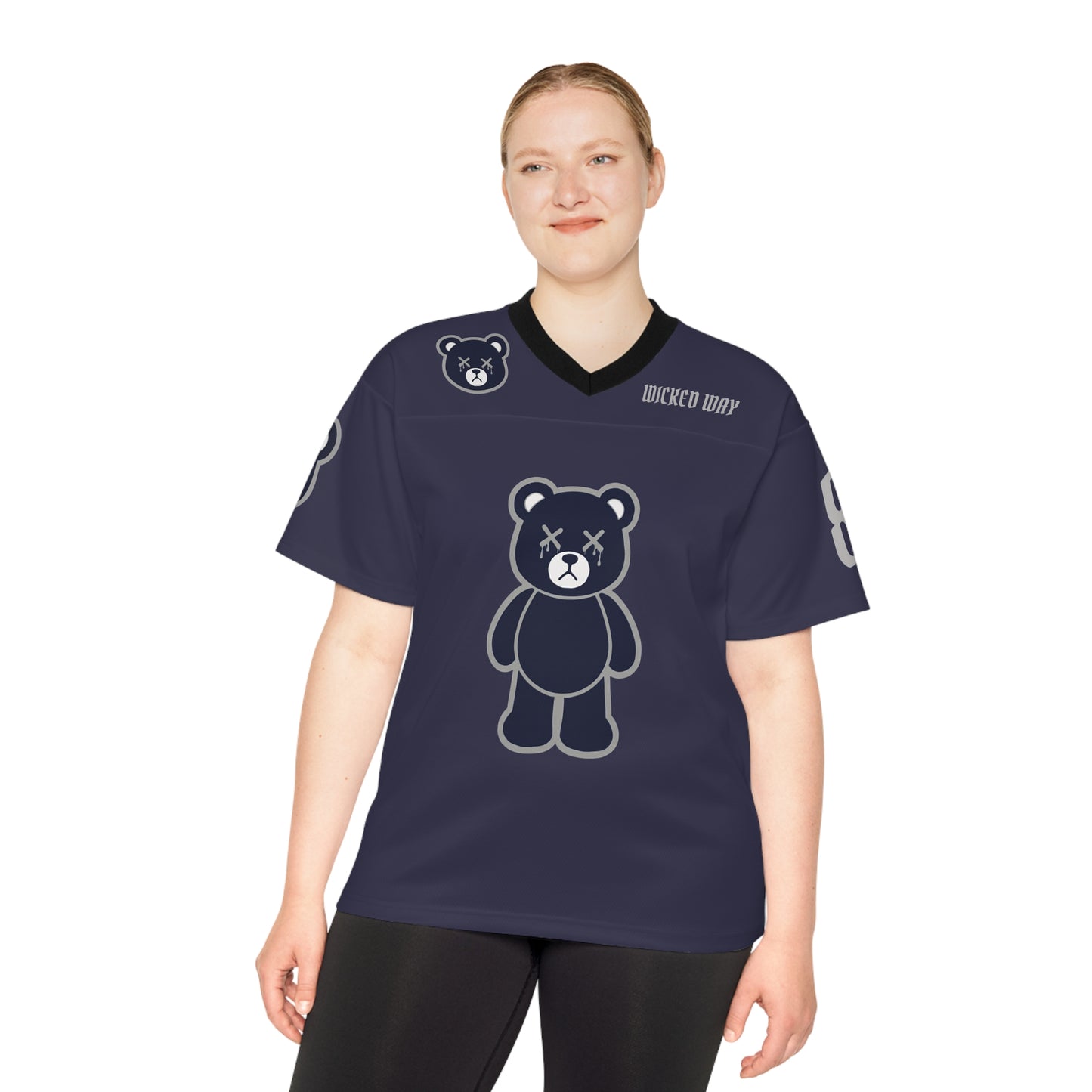 "Wicked Way" #88 Lamb Deady Bears Football Jersey