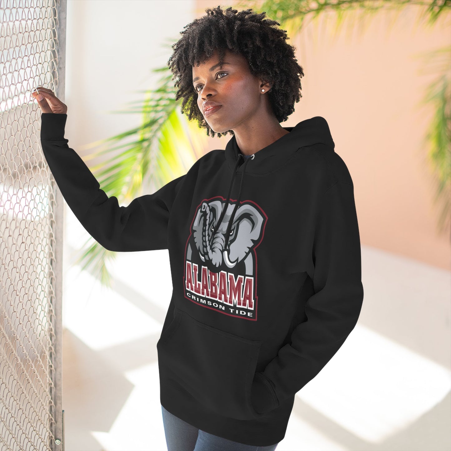 'Alabama Crimson Tide Big Al' Three-Panel Fleece Hoodie