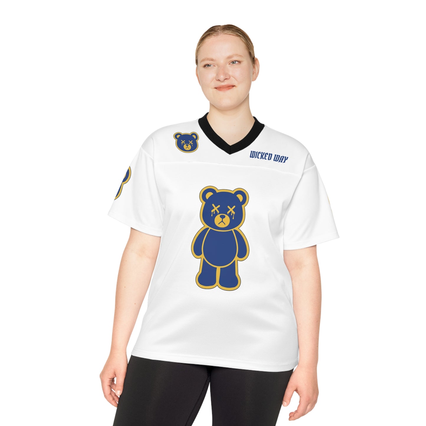 "Wicked Way" #8 Verse Deady Bears Football Jersey