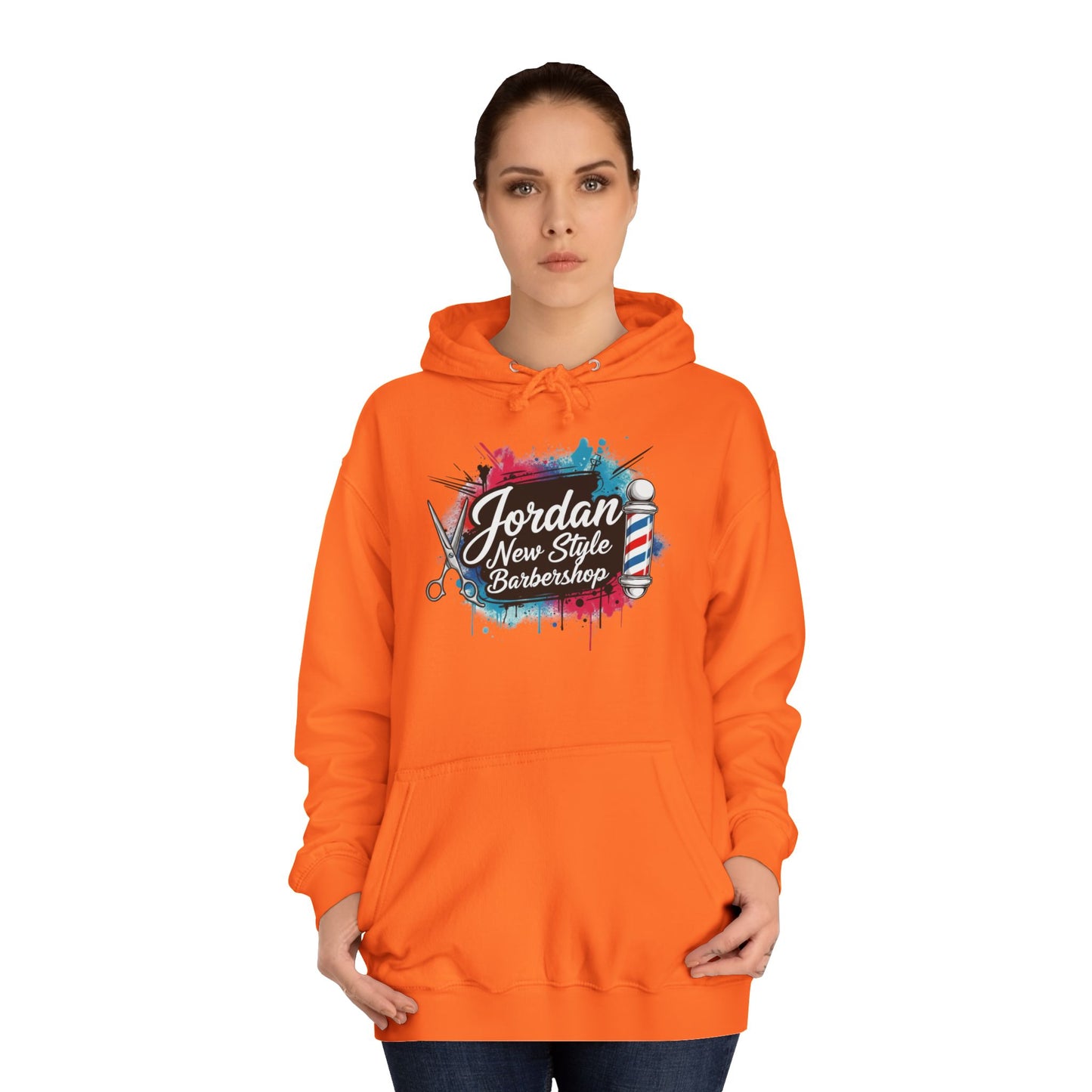Jordan New Style Barbershop Alternative Logo V2 College Hoodie