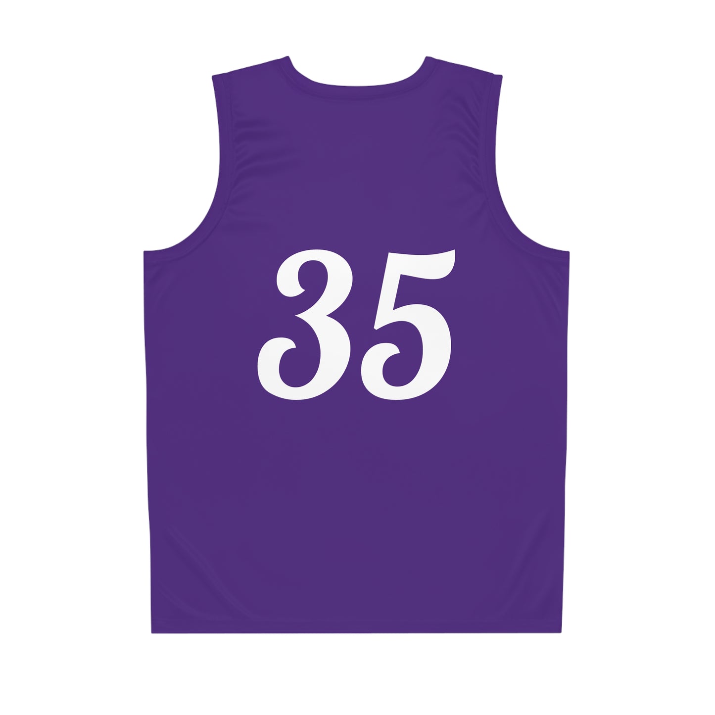 Purple "Wicked Way" #35 Butcher Knife Alt. Basketball Jersey