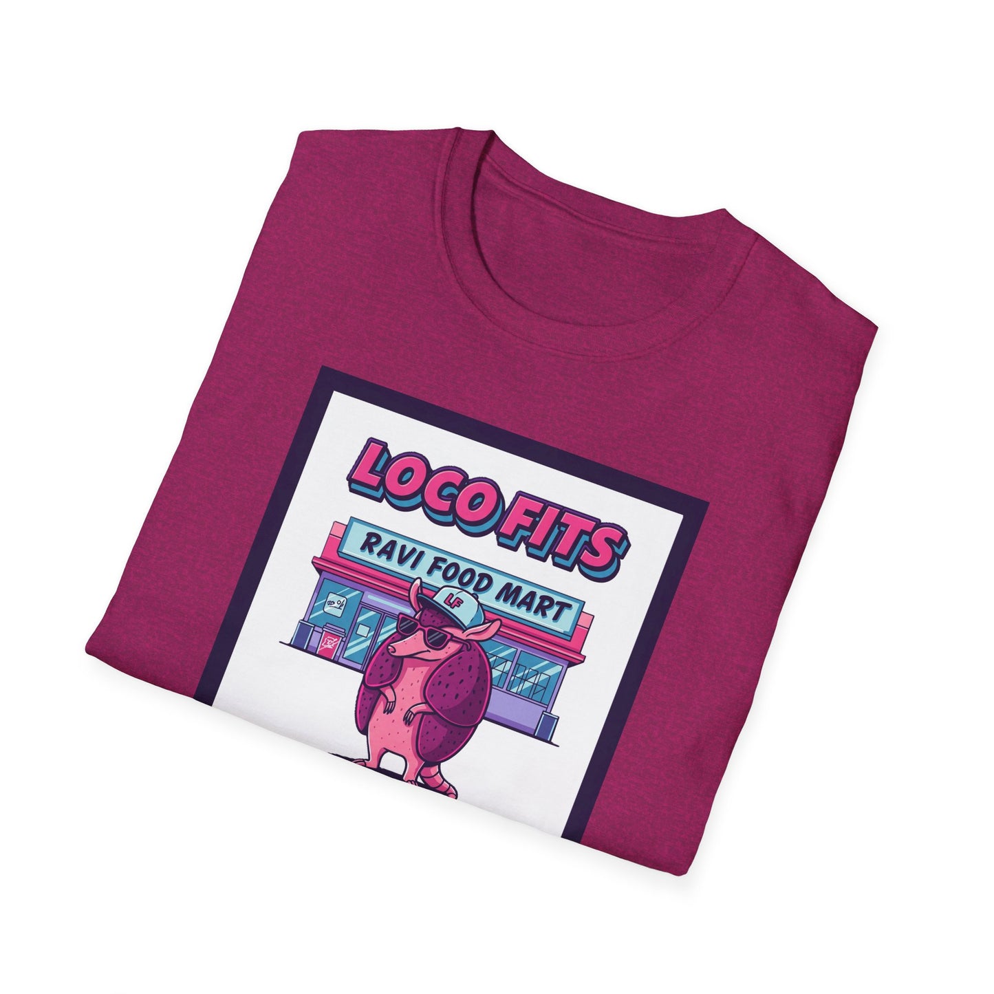 Loco Fits Ravi Food Mart Armadillo Graphic Tshirt