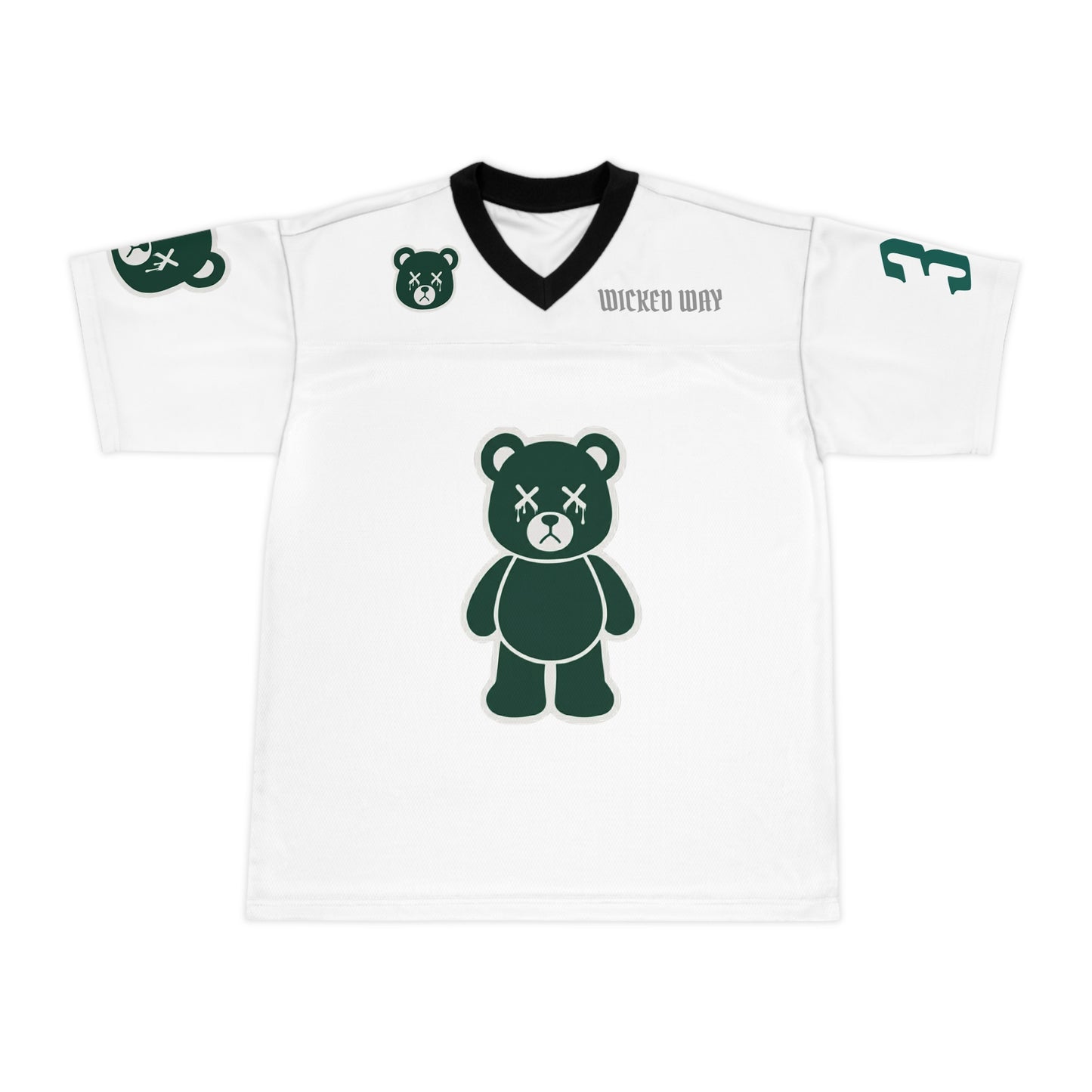 "Wicked Way" #33 DeJean Deady Bears Football Jersey