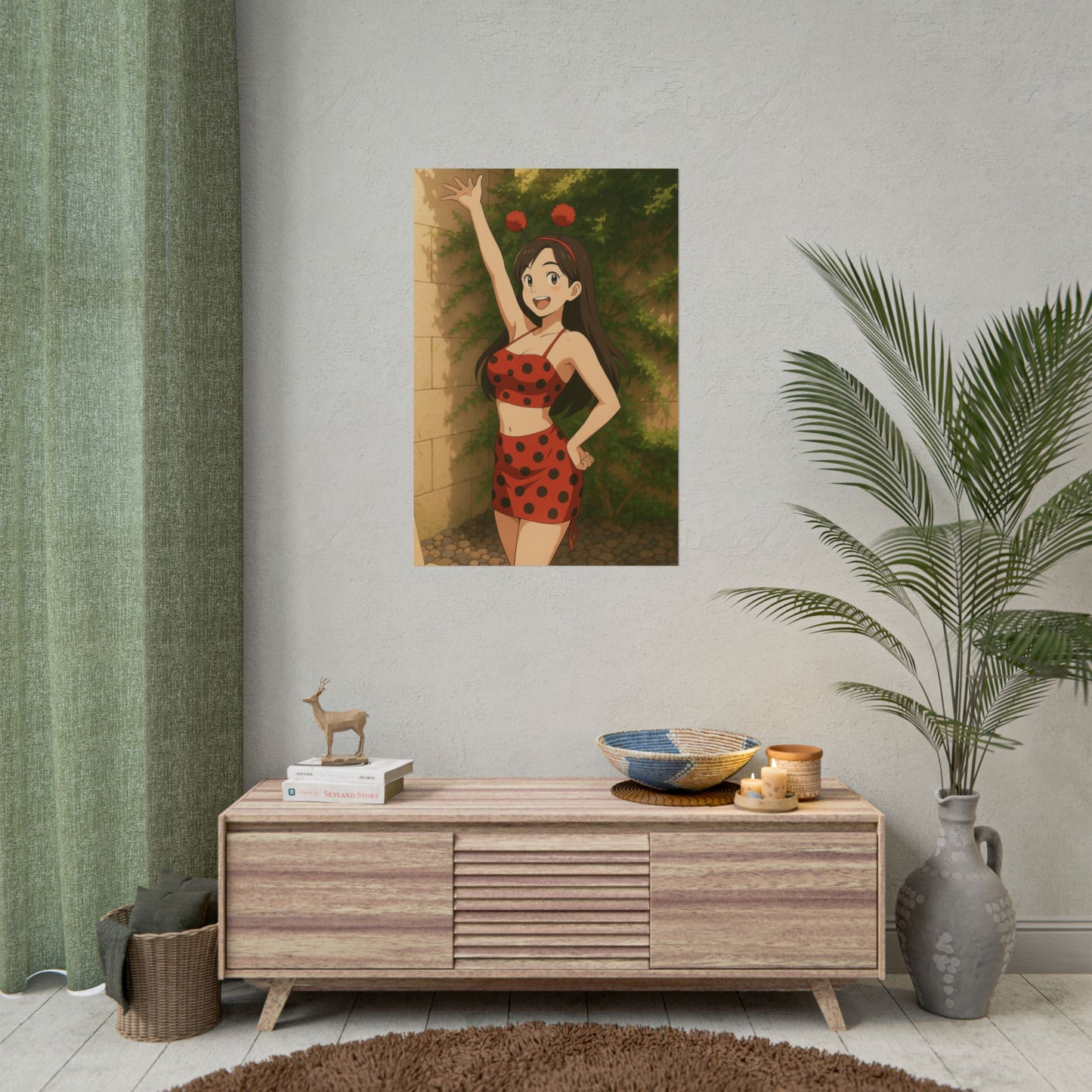 Loco Fits Anime Girls 'Lady Bug' Poster