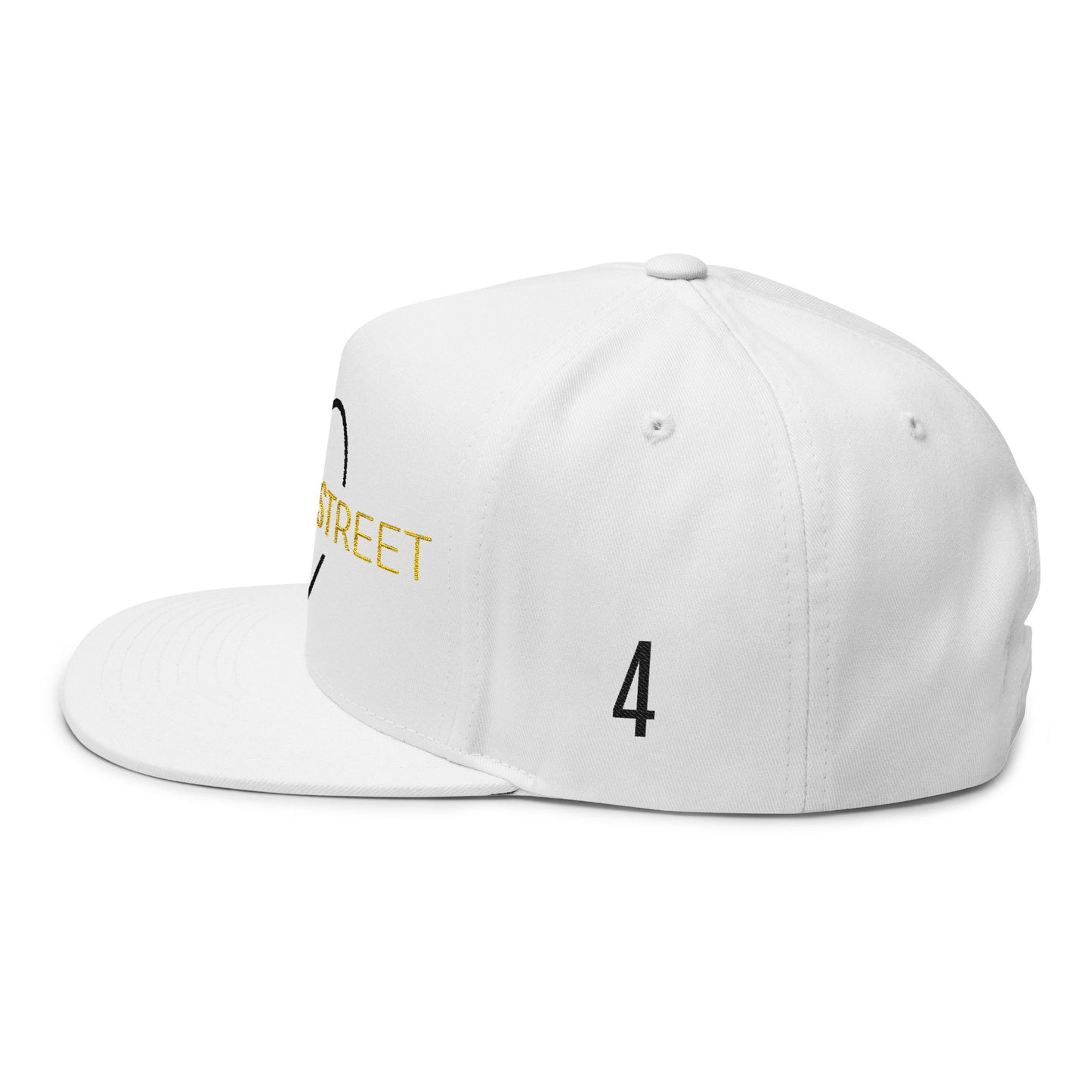 White "Baddie Street" #4 Classy Heart Snapback