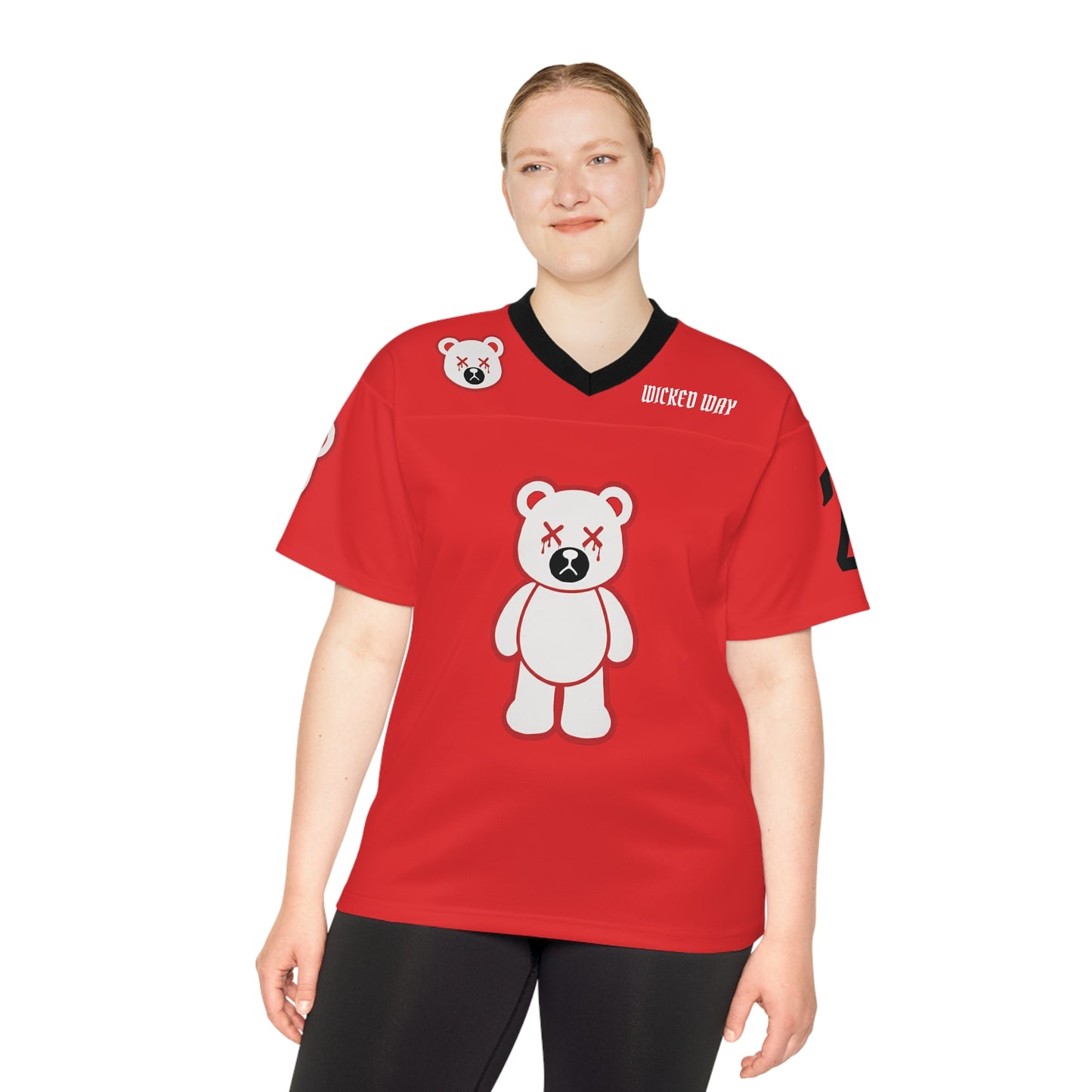 "Wicked Way" #25 Allgeier Deady Bears Football Jersey