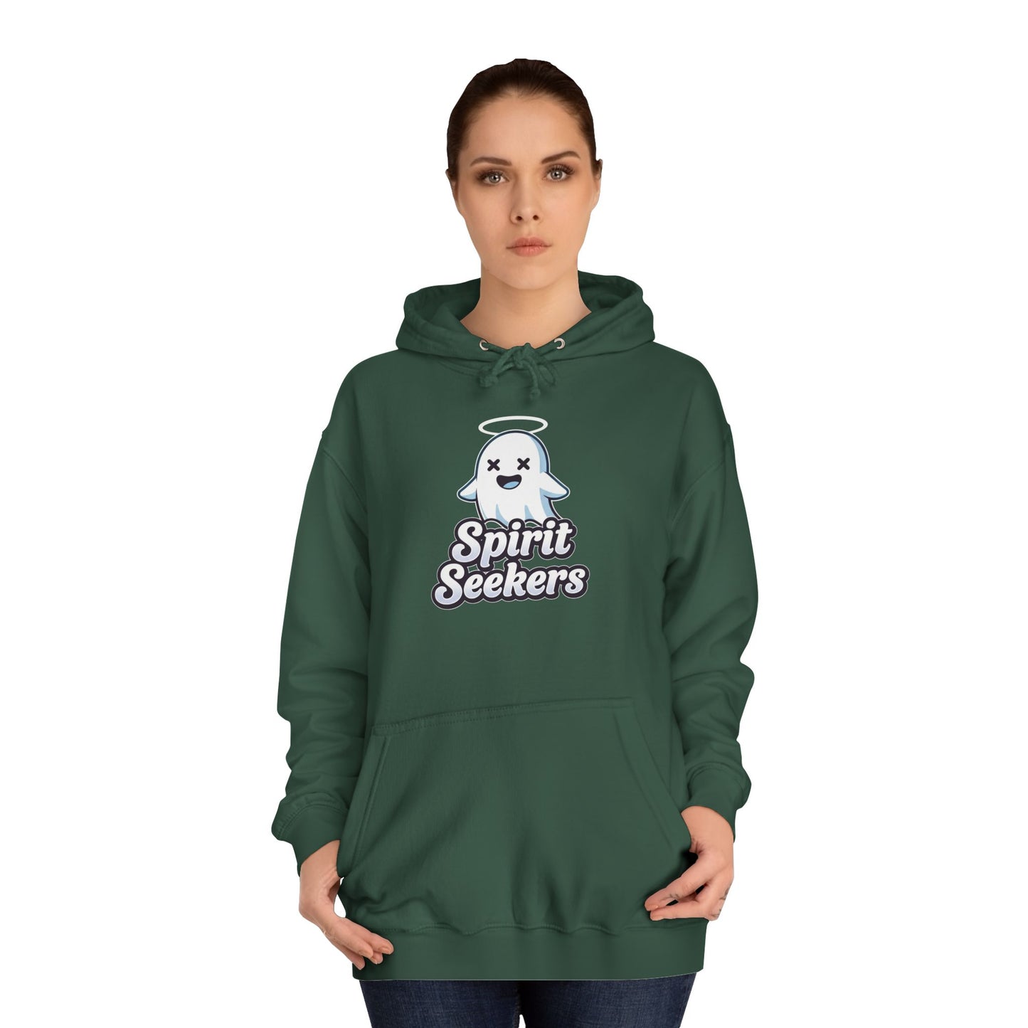 Spirit Seekers Friendly Ghost College Hoodie