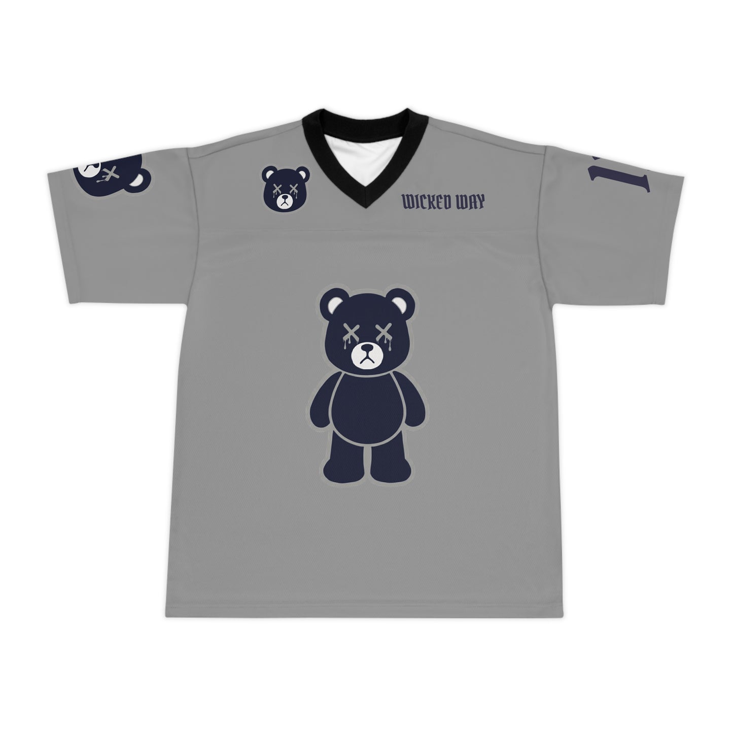 "Wicked Way" #17 Aubrey Deady Bears Football Jersey