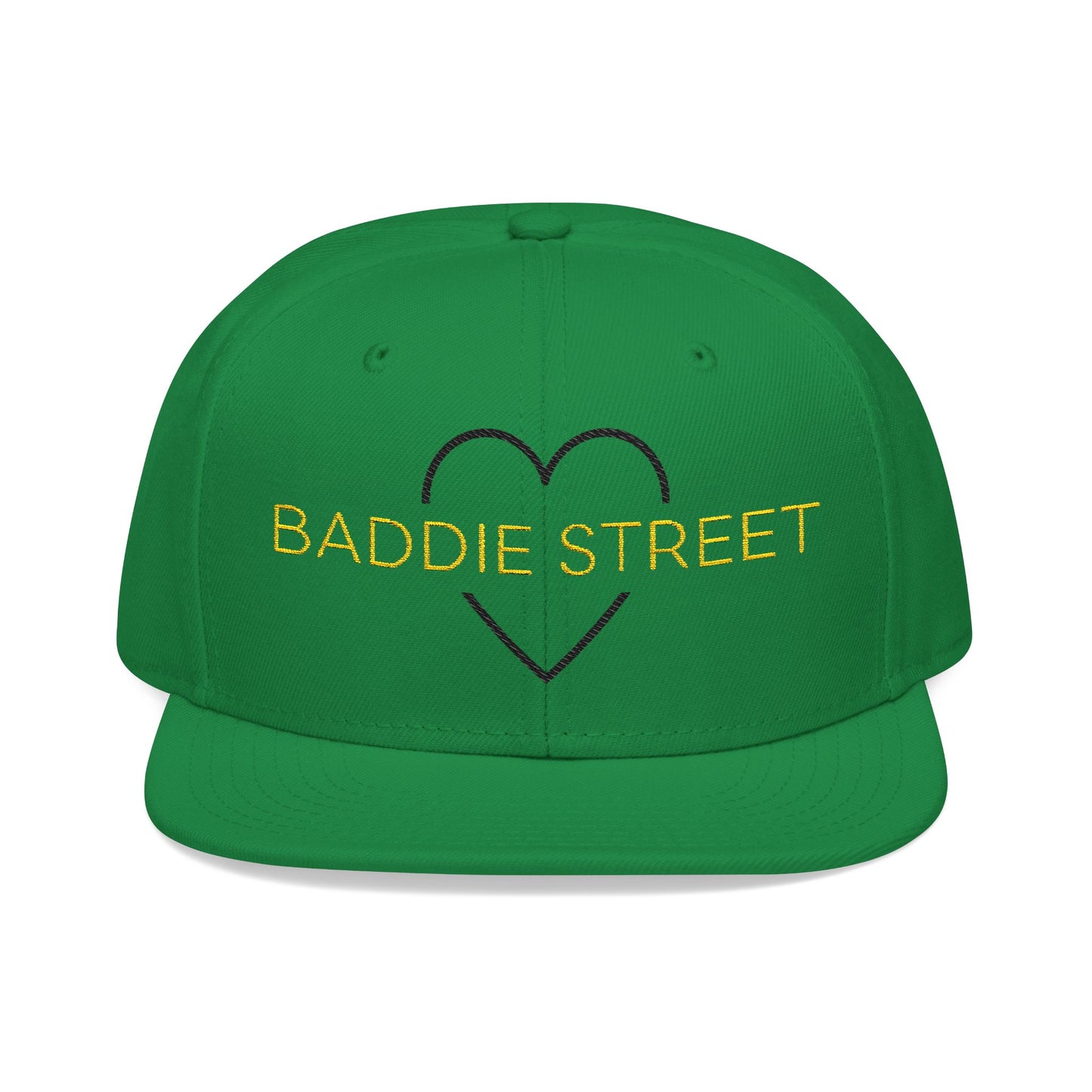 "Baddie Street" Classy Heart Logo Snapback Hat