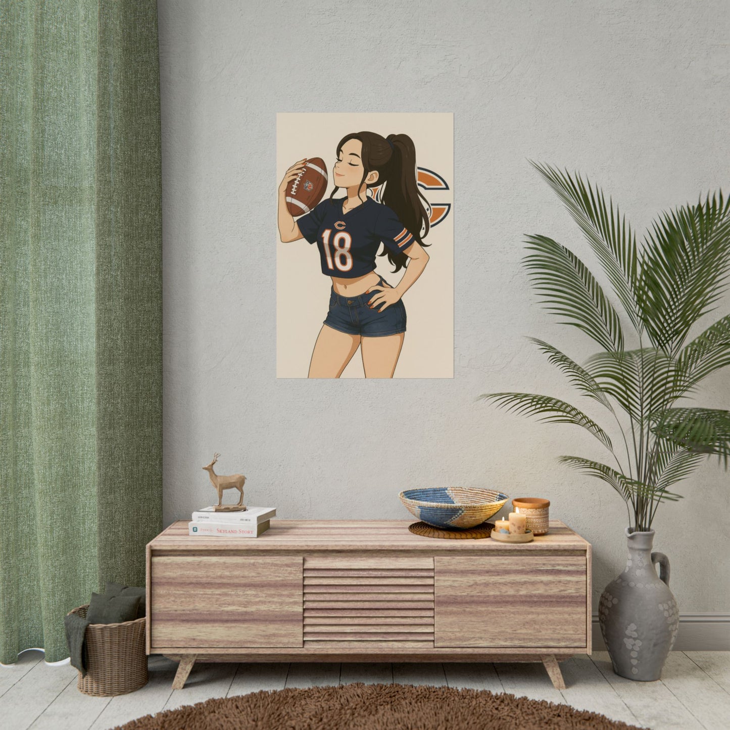 Loco Fits Anime Girls 'Bears Girl 5' Poster