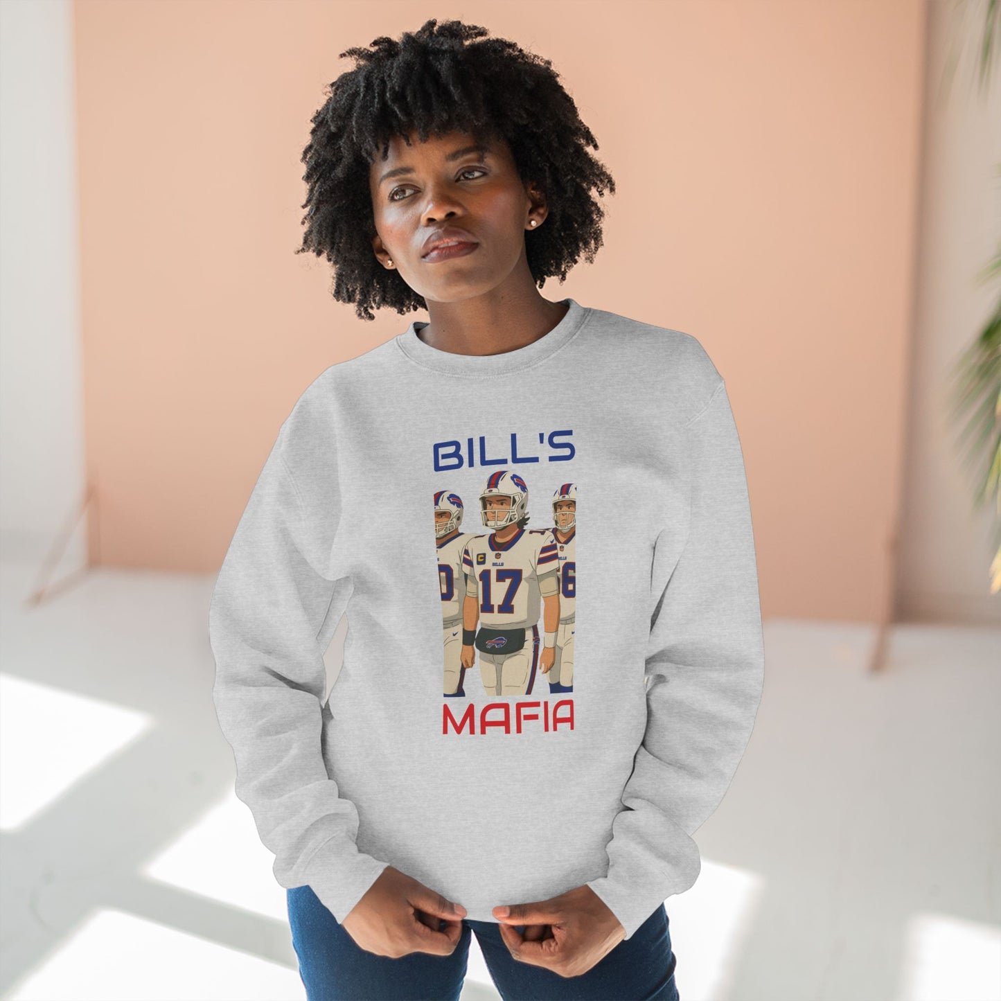 Anime Football 'Bill's Mafia' Crewneck Sweatshirt