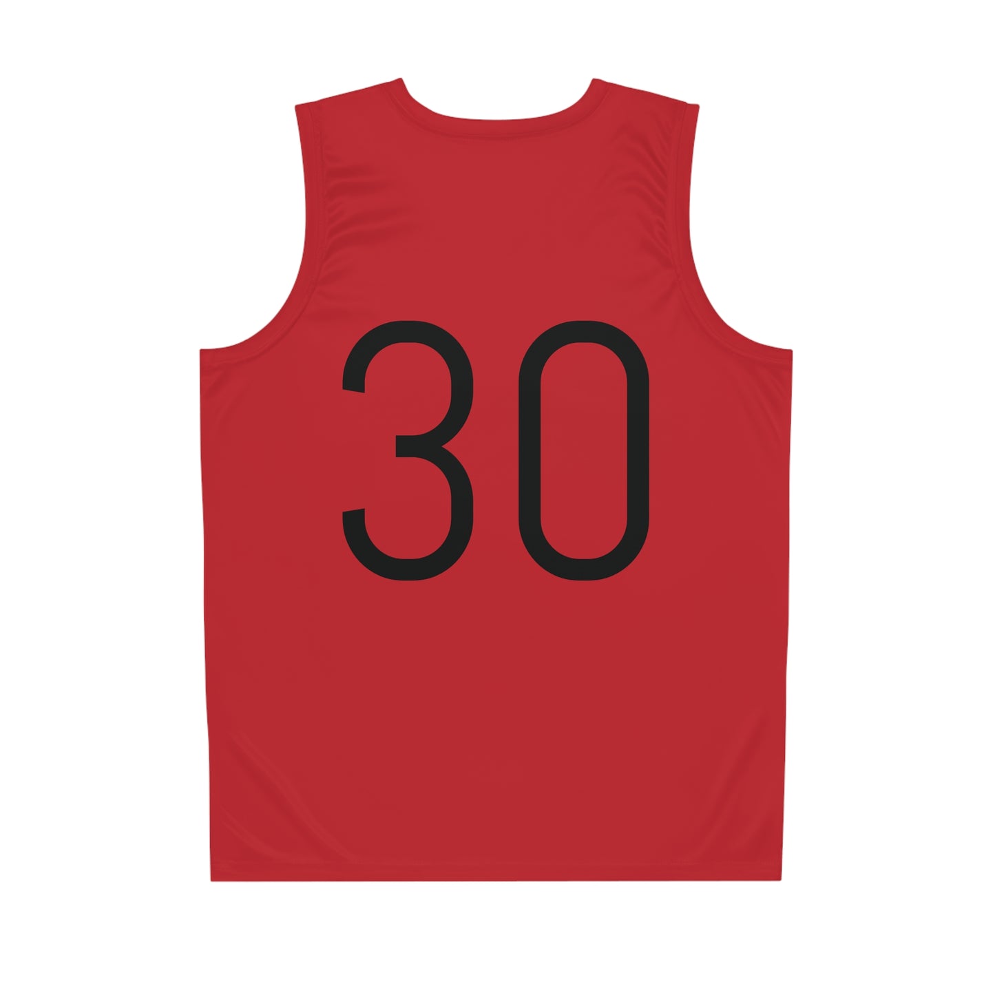 Red, Black & Gold "Baddie Street" #30 Classy Heart Alt. Basketball Jersey