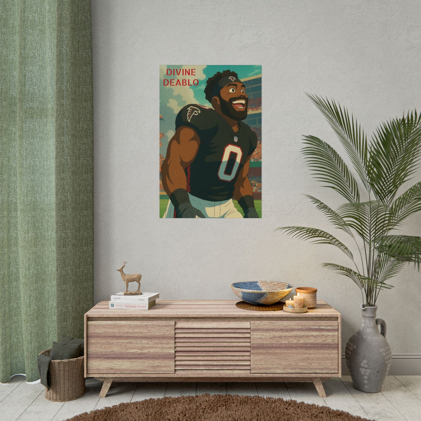 Loco Fits Anime Football 'Divine Deablo' Poster