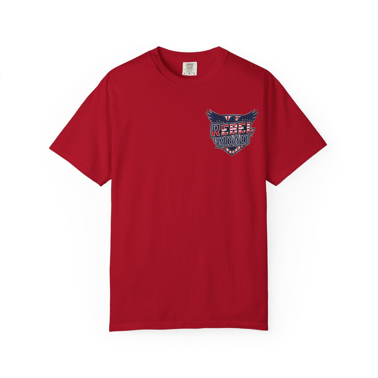 "Rebel Road" American Dream Pocket Logo Graphic Tee