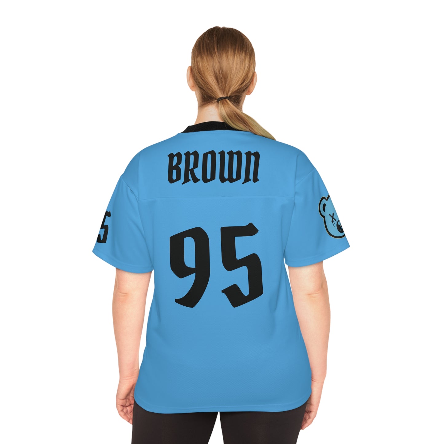 "Wicked Way" #95 Brown Deady Bears Football Jersey