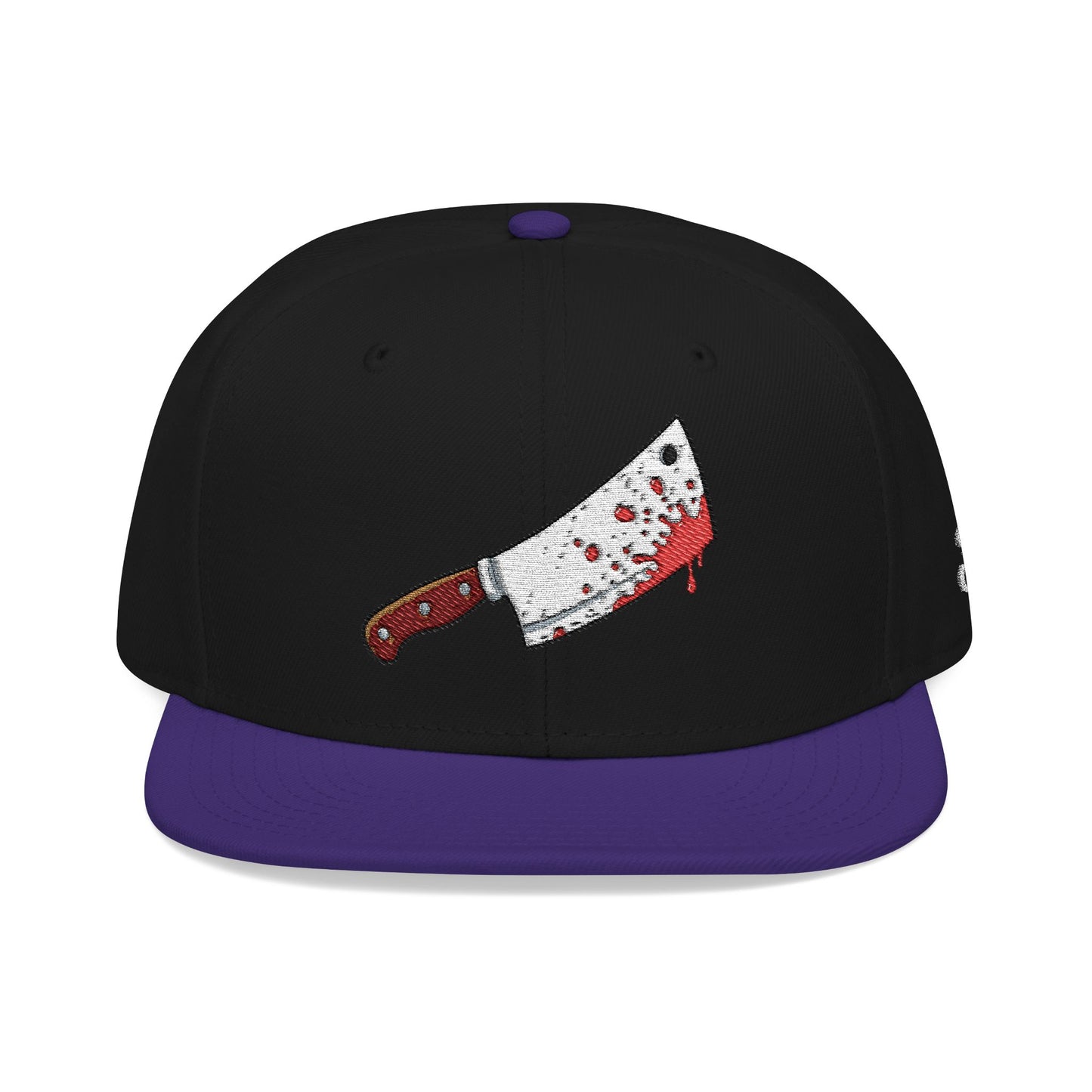 Black & Purple "Wicked Way" #35 Butcher Knife Alt. Snapback Hat