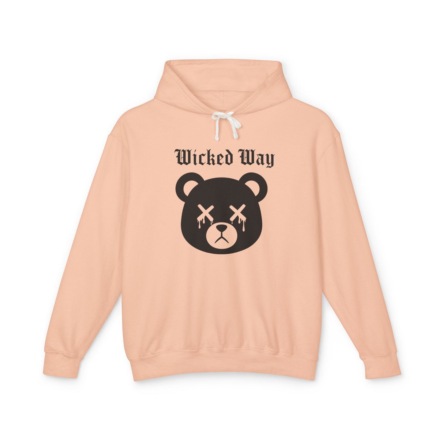 "Wicked Way" Deady Bear Head Graphic Hoodie