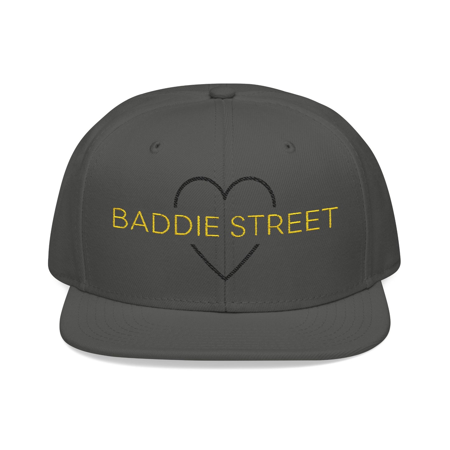 "Baddie Street" Classy Heart Logo Snapback Hat