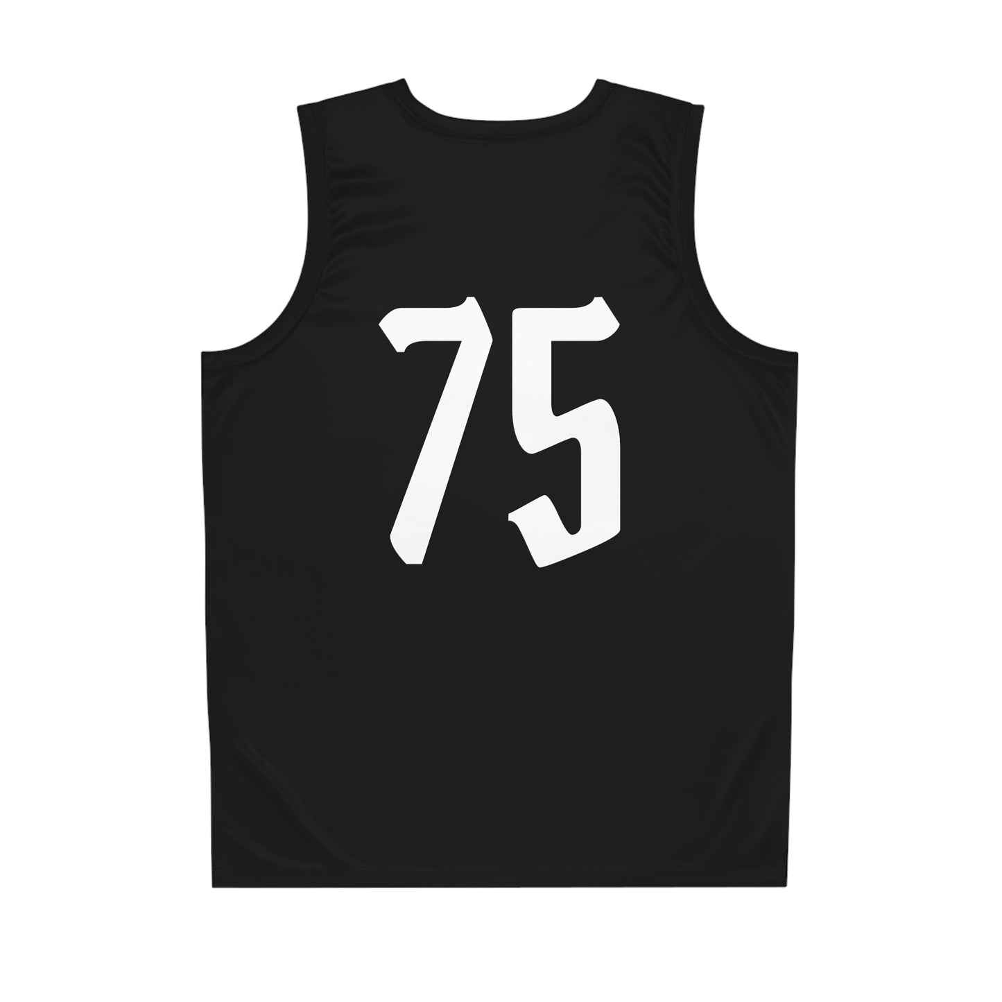 Black "Wicked Way" #75 Double Butcher Knives Alt. Basketball Jersey