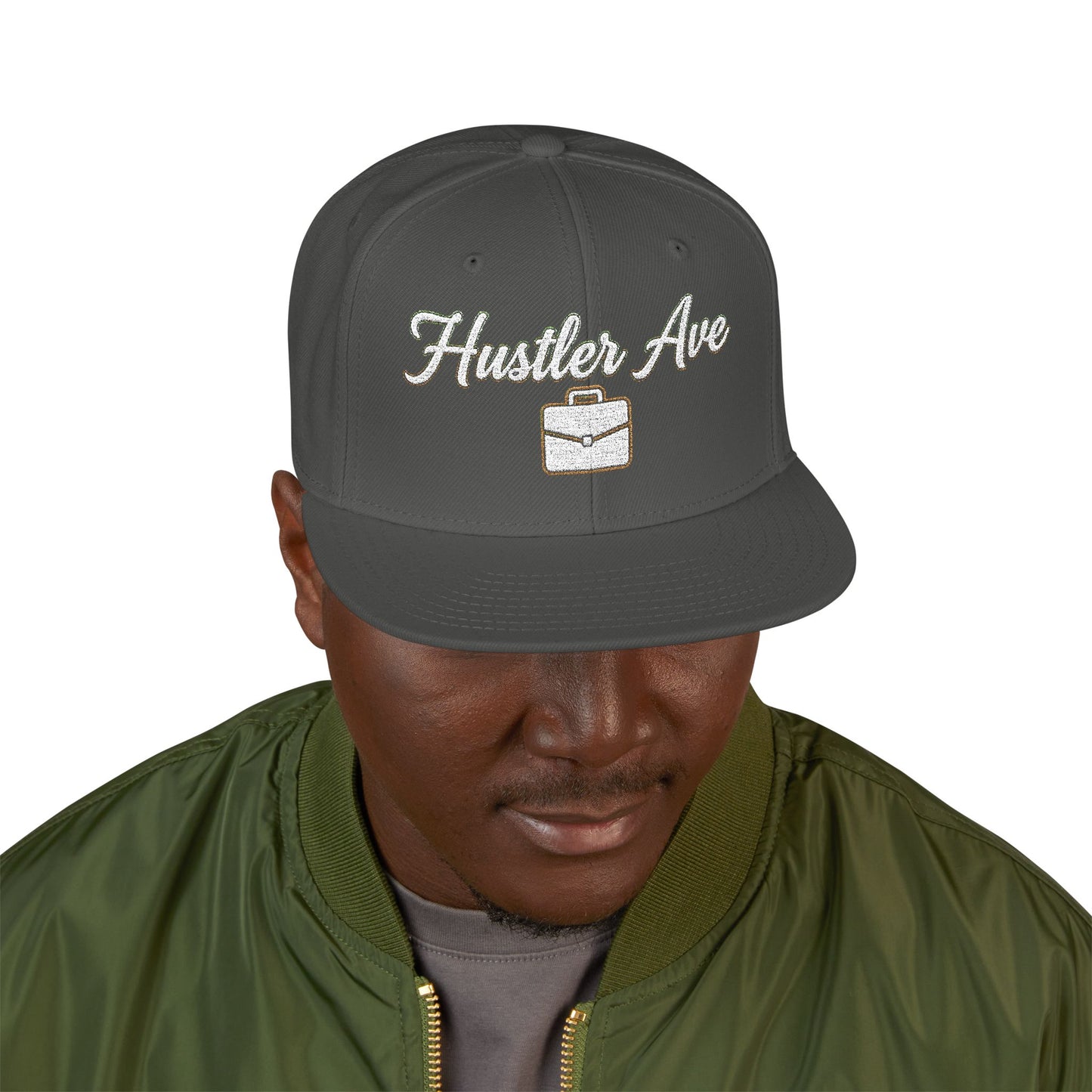 Base "Hustler Ave" All Business Briefcase Snapback