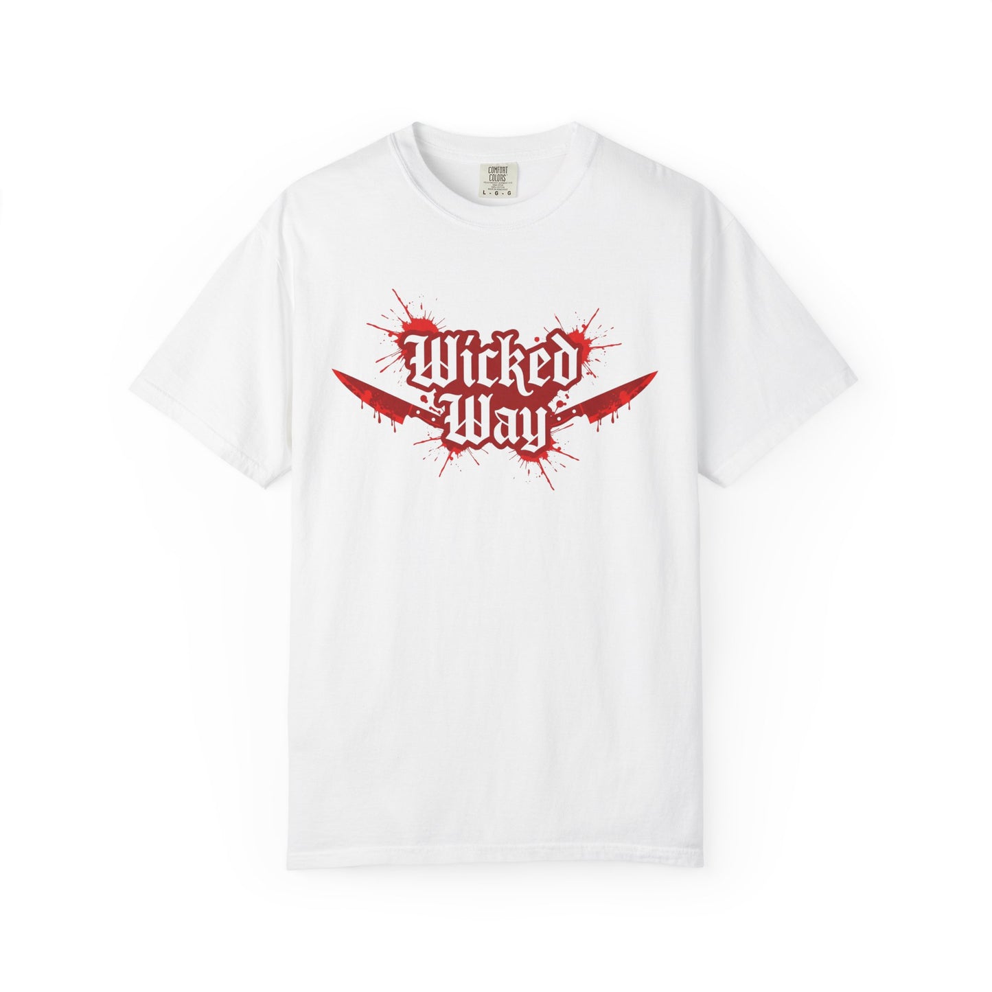 "Wicked Way" Double Kitchen Knives Graphic T-Shirt