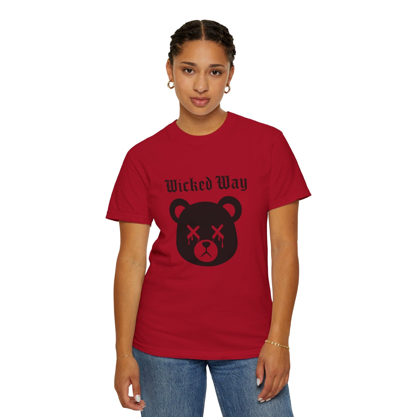 "Wicked Way" Dead Bear Head T-Shirt (Multi Color Options)