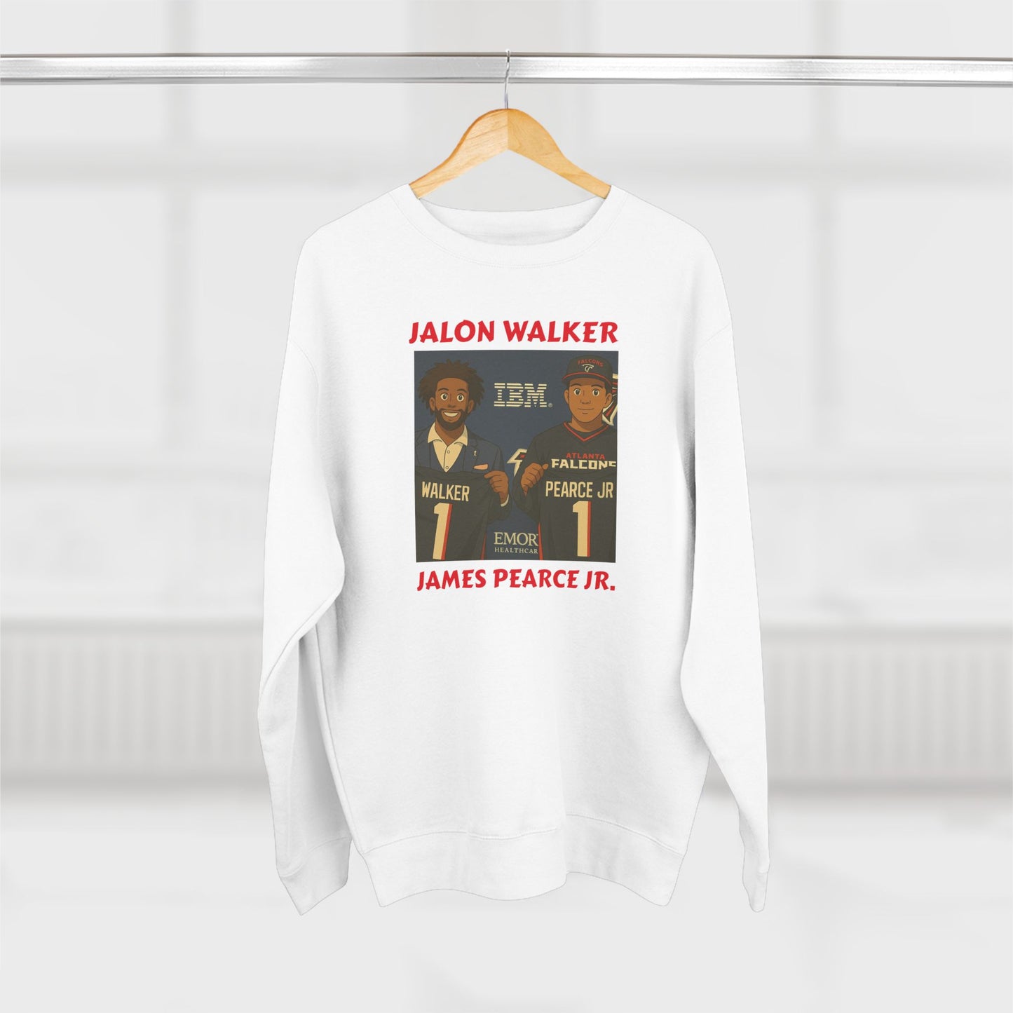 Anime Football 'Jalon Walker/ James Pearce Jr' Crewneck Sweatshirt