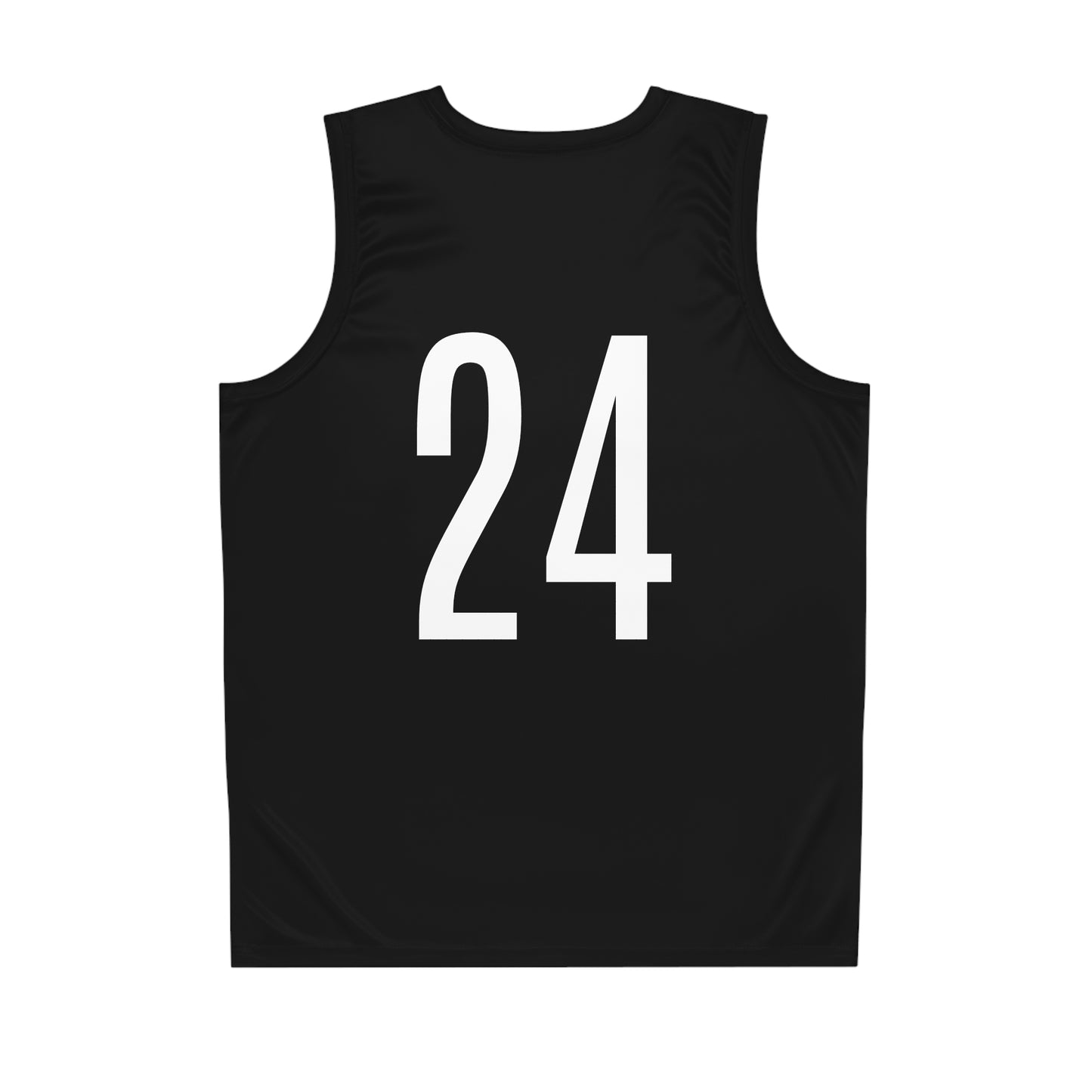 Black, White & Pink "Baddie Street" #24 Classy Heart Alt. Basketball Jersey