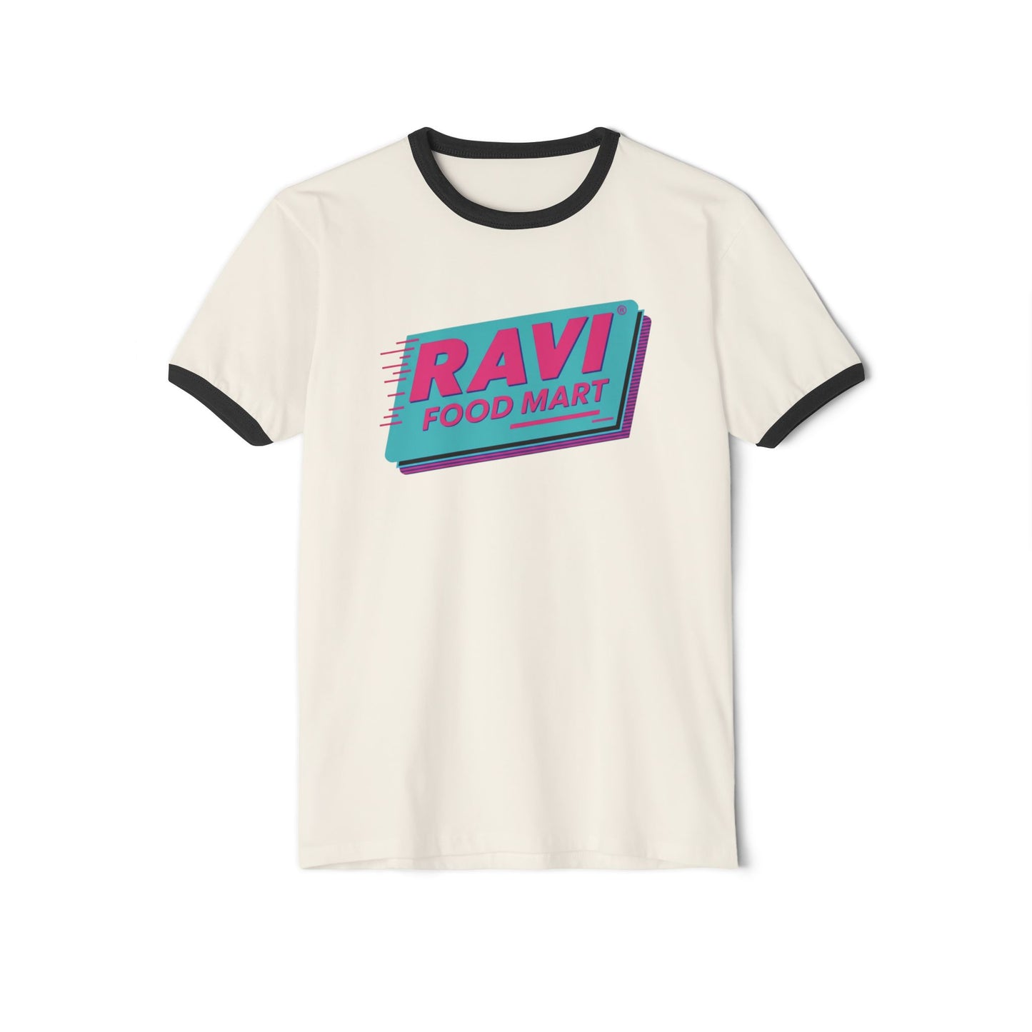 Ravi Food Mart Retro Ringer T-Shirt