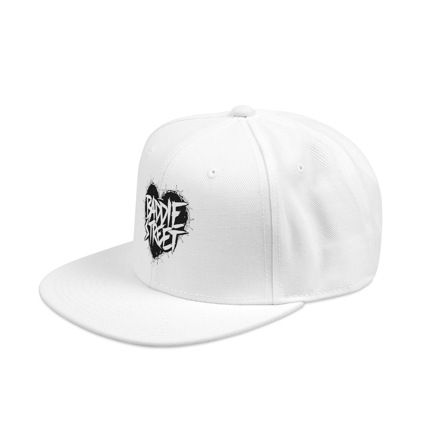 "Baddie Street" Barbed Wired Heart Logo Snapback Hat