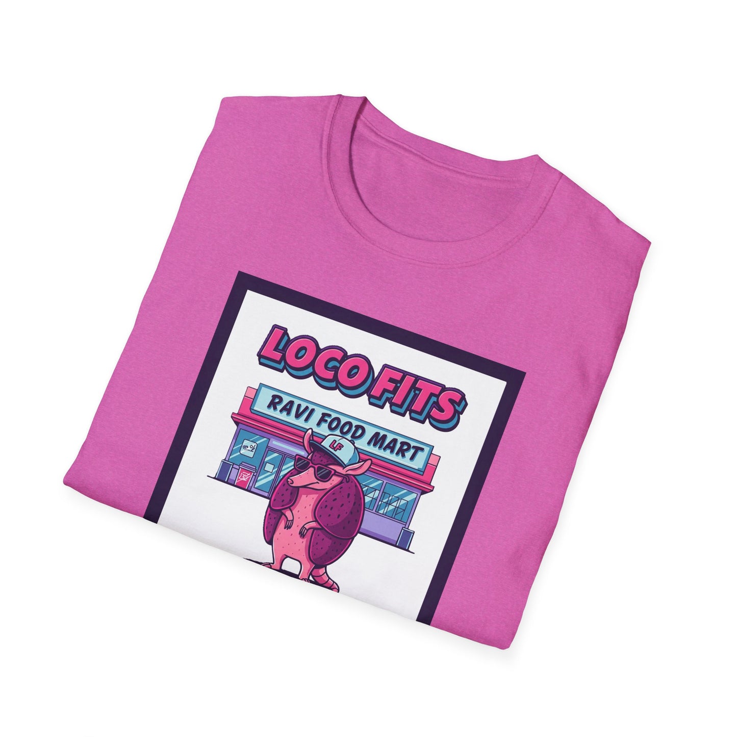 Loco Fits Ravi Food Mart Armadillo Graphic Tshirt