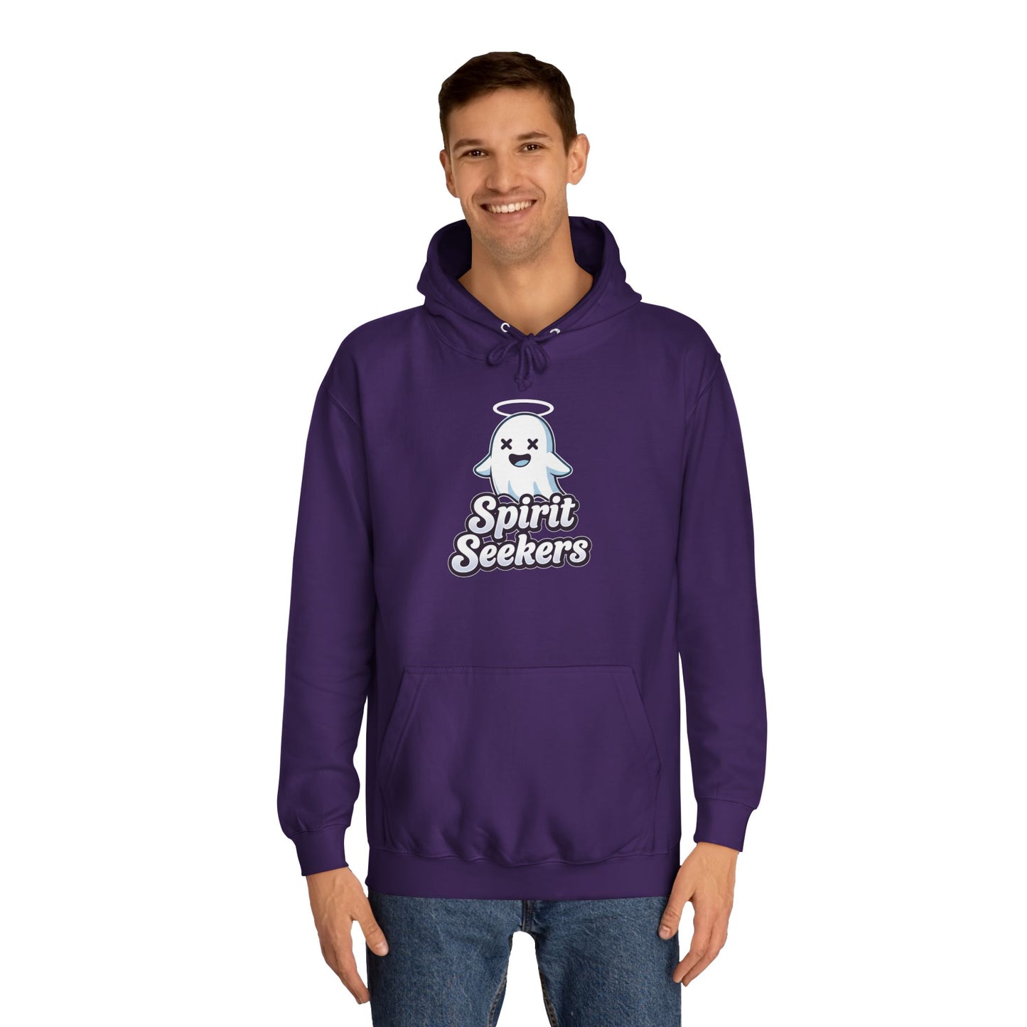 Spirit Seekers Friendly Ghost College Hoodie