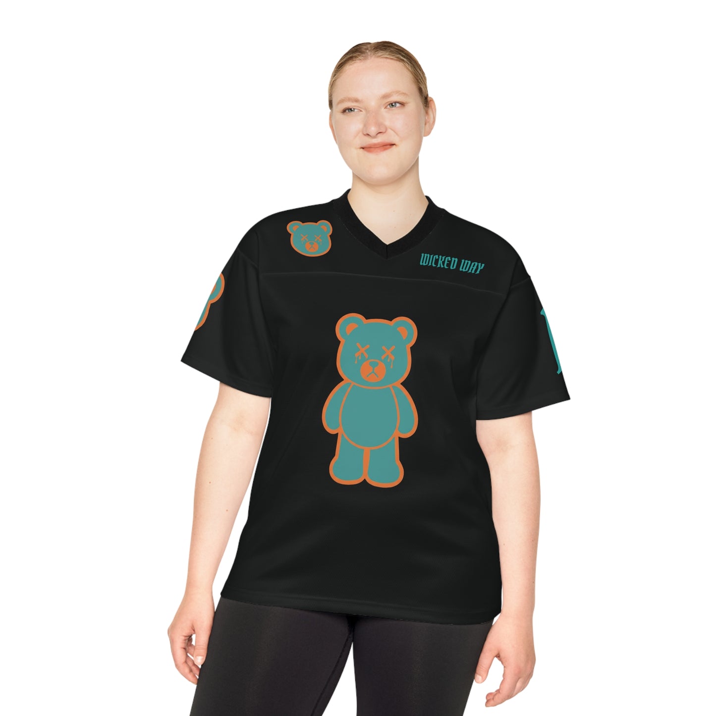 "Wicked Way" #17 Waddle Deady Bears Football Jersey