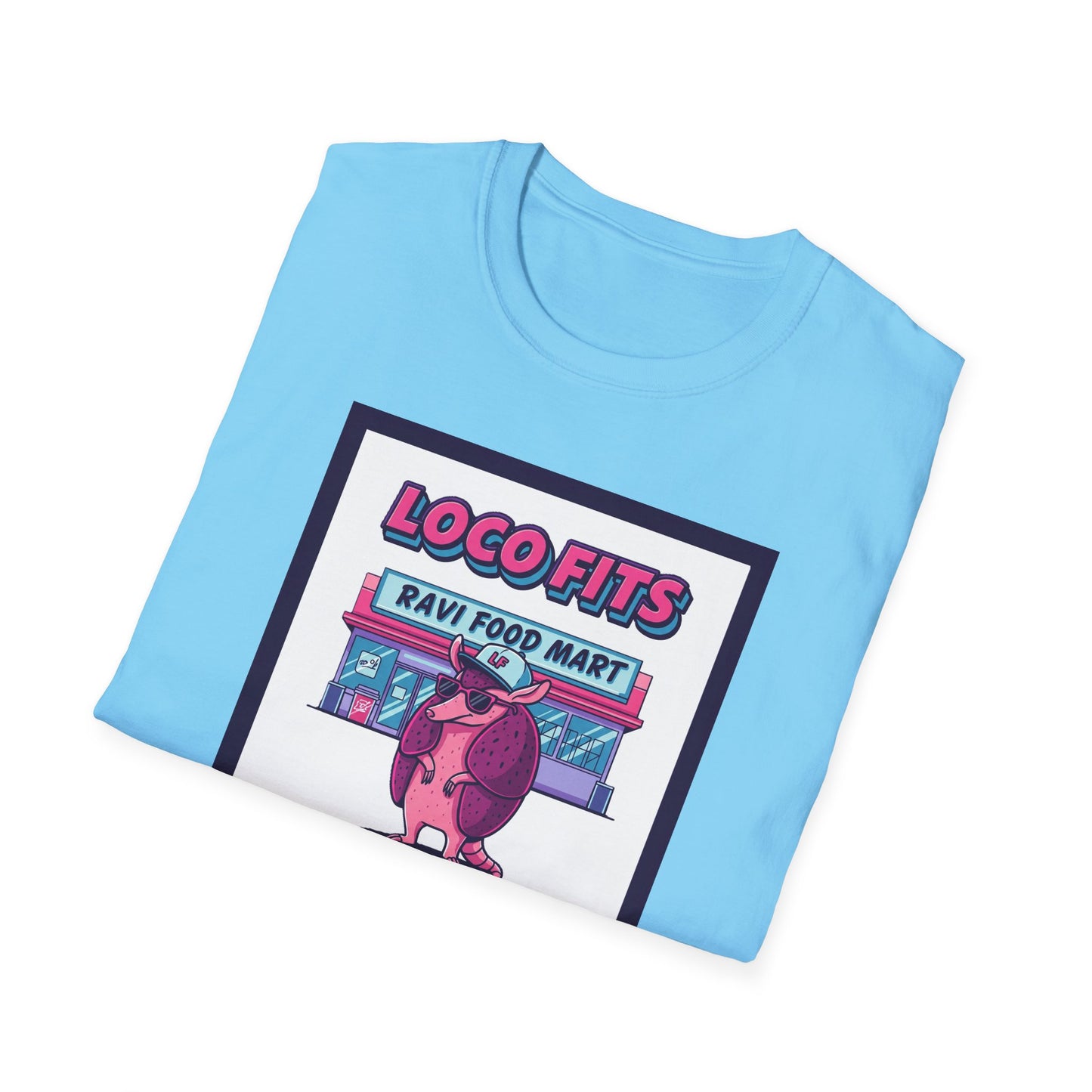 Loco Fits Ravi Food Mart Armadillo Graphic Tshirt