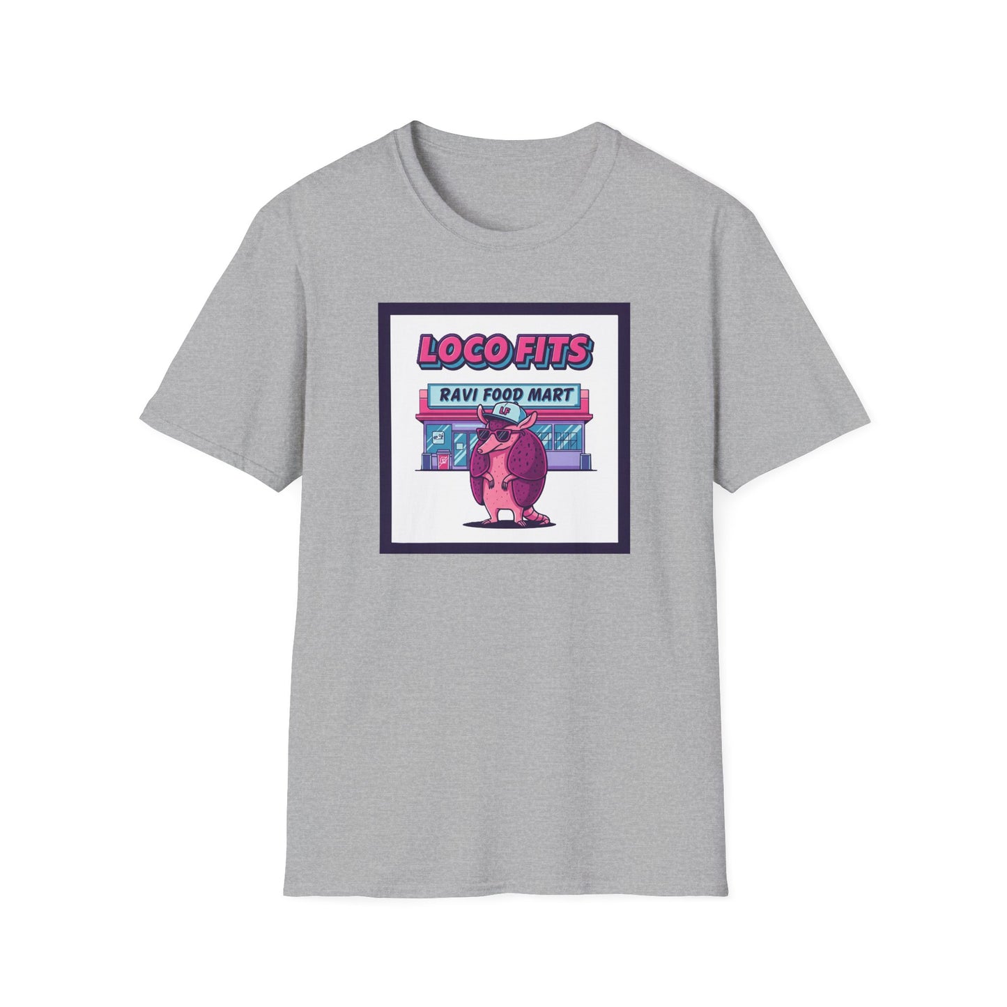 Loco Fits Ravi Food Mart Armadillo Graphic Tshirt